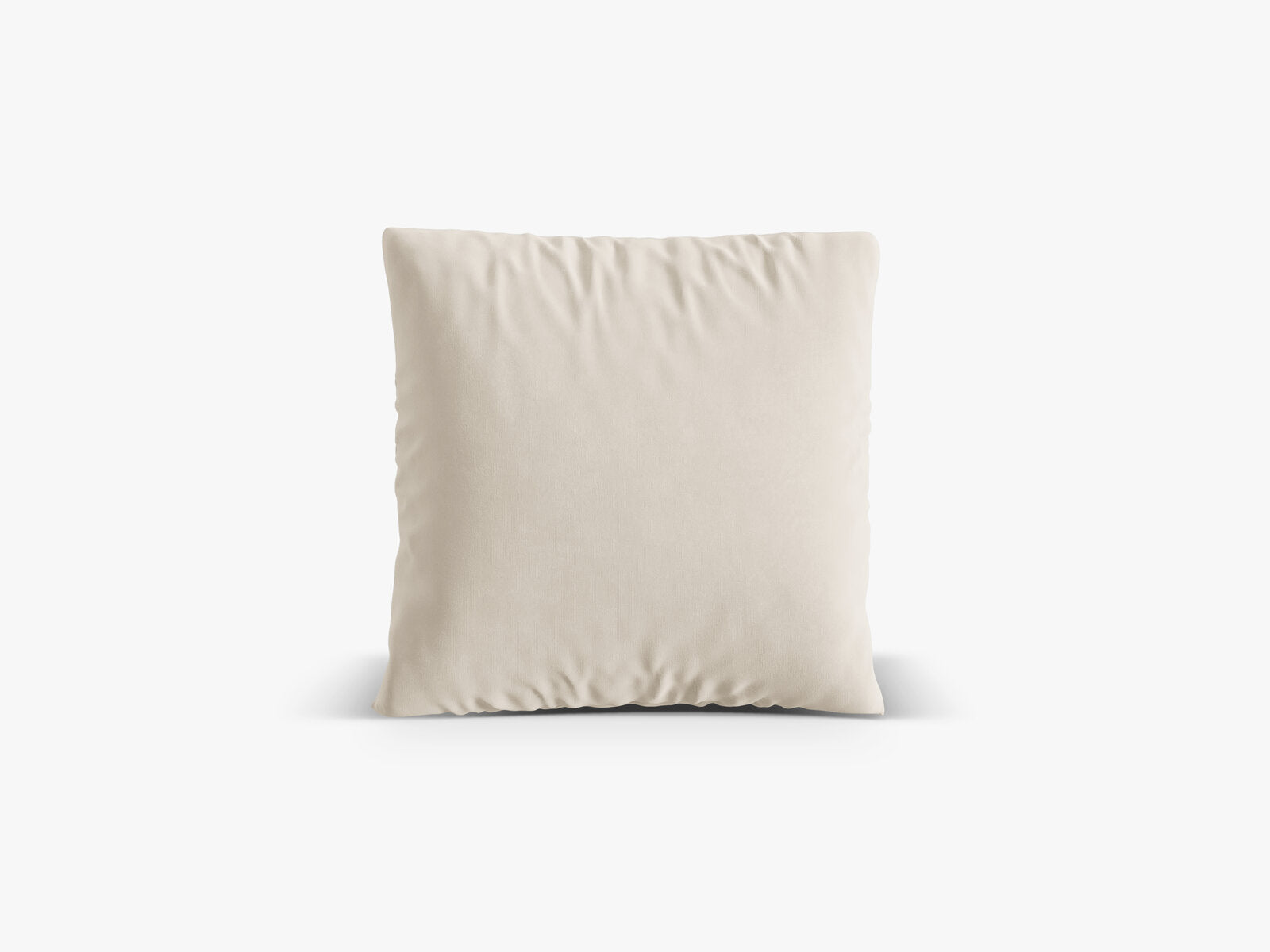 Micadoni Kissen Nuria Samt Beige 50x50x19
