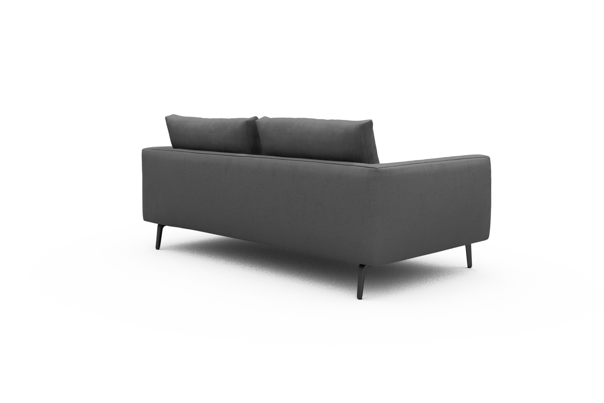 Sofa Karl 2-5-Sitzer Cordufine-Grey