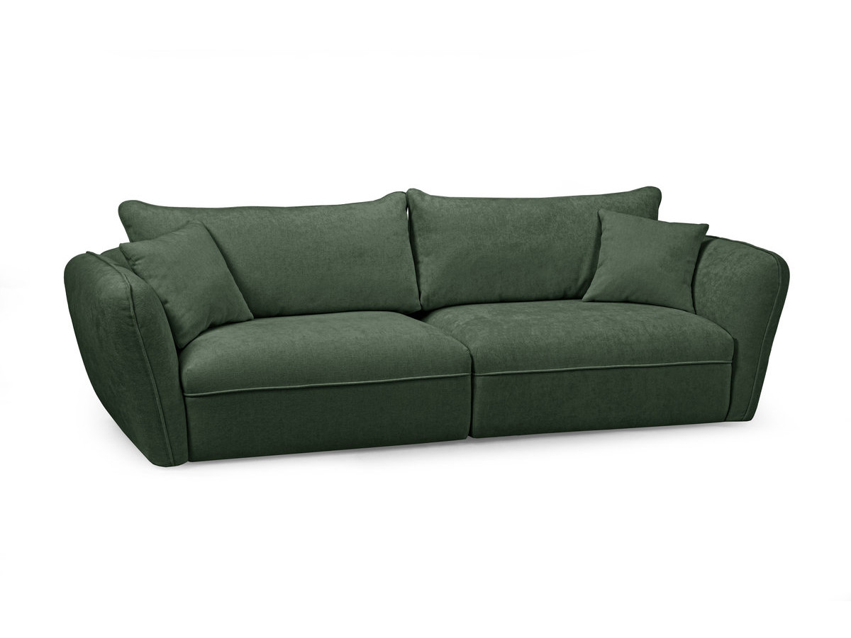 Bobochic Luigi Sofa 3-Sitzer Strukturstoff Grün