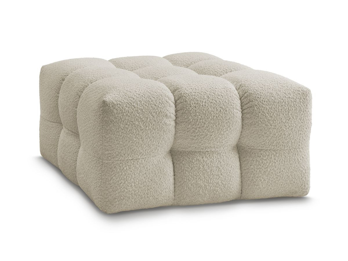 Bobochic Cloud Pouf Bouclé-Stoff Beige