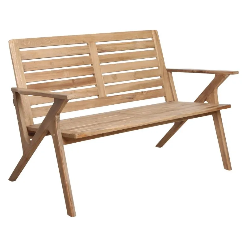 Raw Materials Teakholz Gartenbank Odin