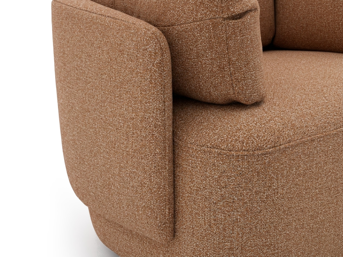 Bobochic Mario Sessel Melange-Stoff Orange