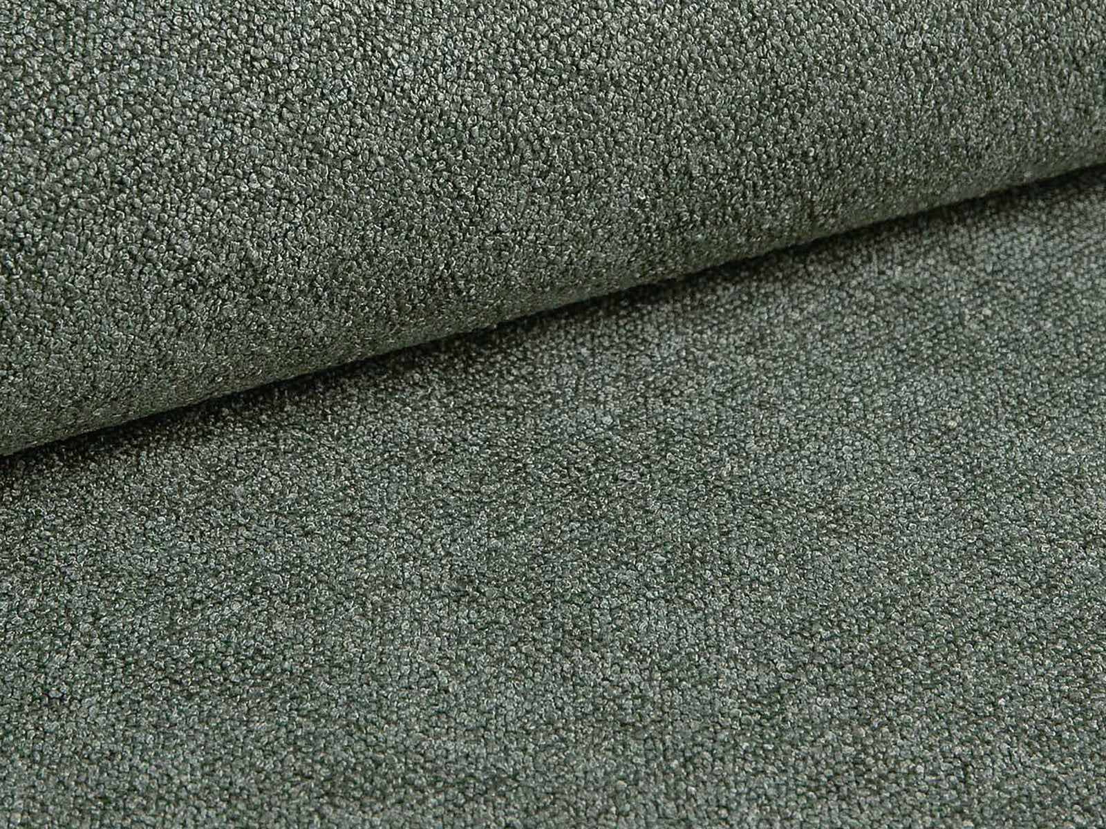 Micadoni Stauraumbett mit Kopfteil Eric Boucle Sicuro Minze 160x200