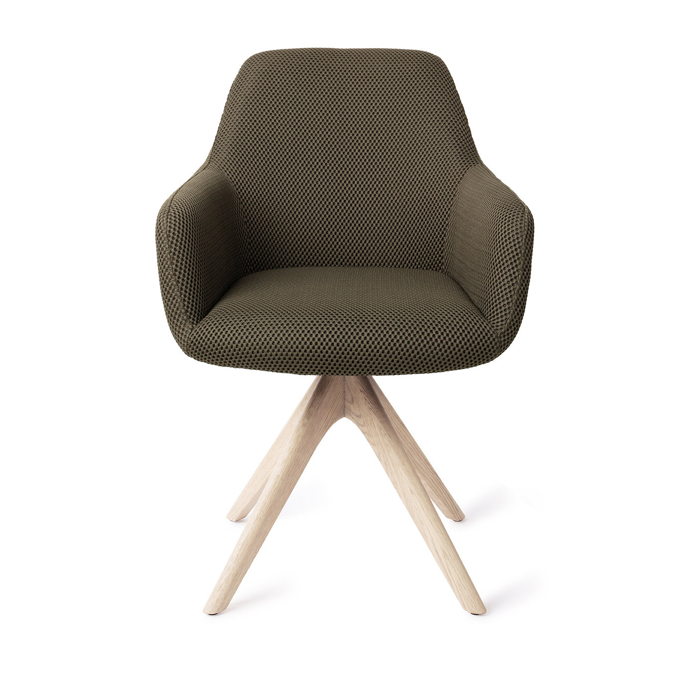 Jesper Home Esszimmerstuhl Hiroo Jungle Jewel Revolve Eiche gebleicht