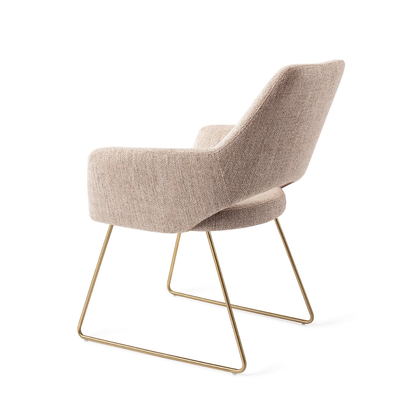 Jesper Home Esszimmerstuhl Yanai Biscuit-Beach Slide Gold