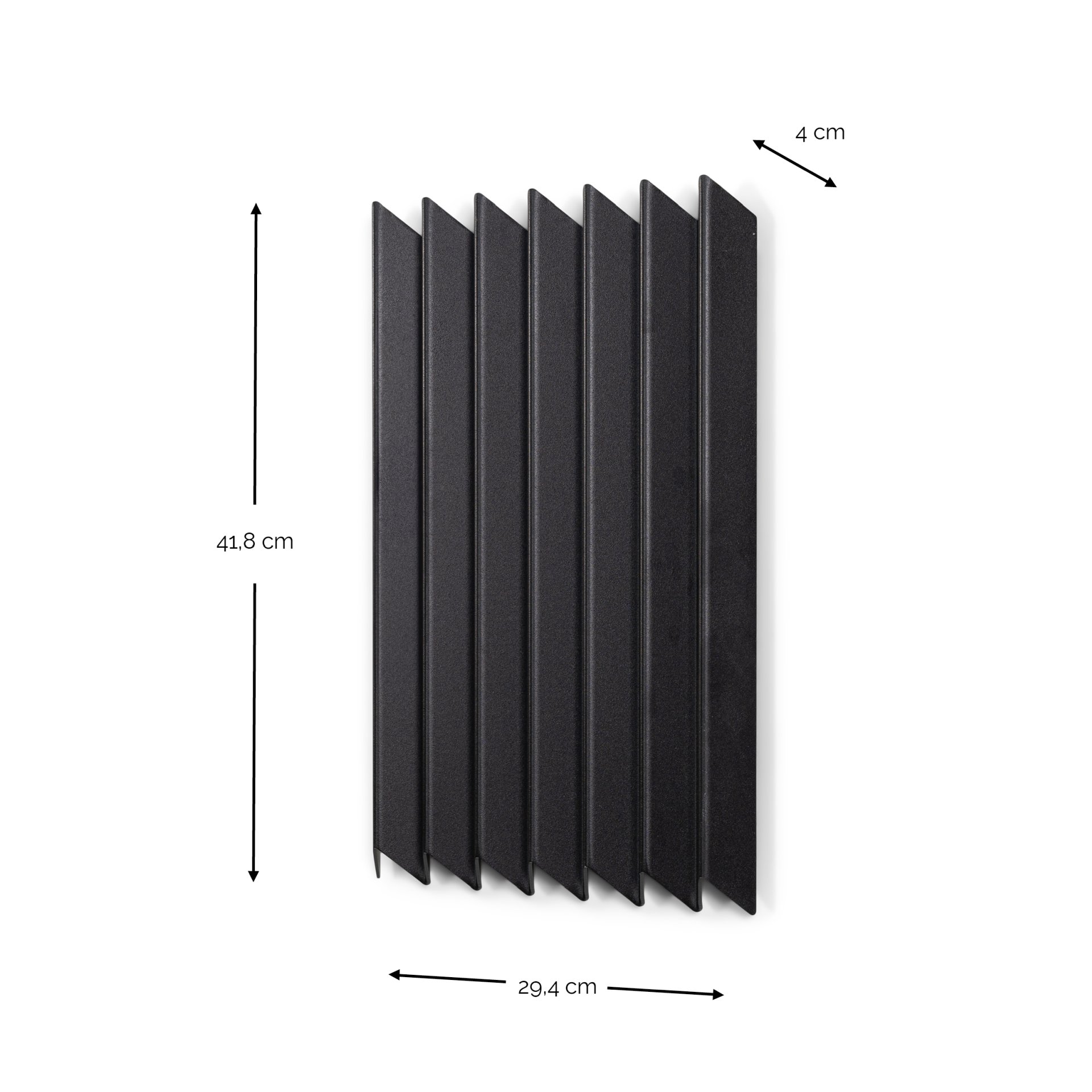 Spinder Design Wandgarderobe Sensu Large Schwarz