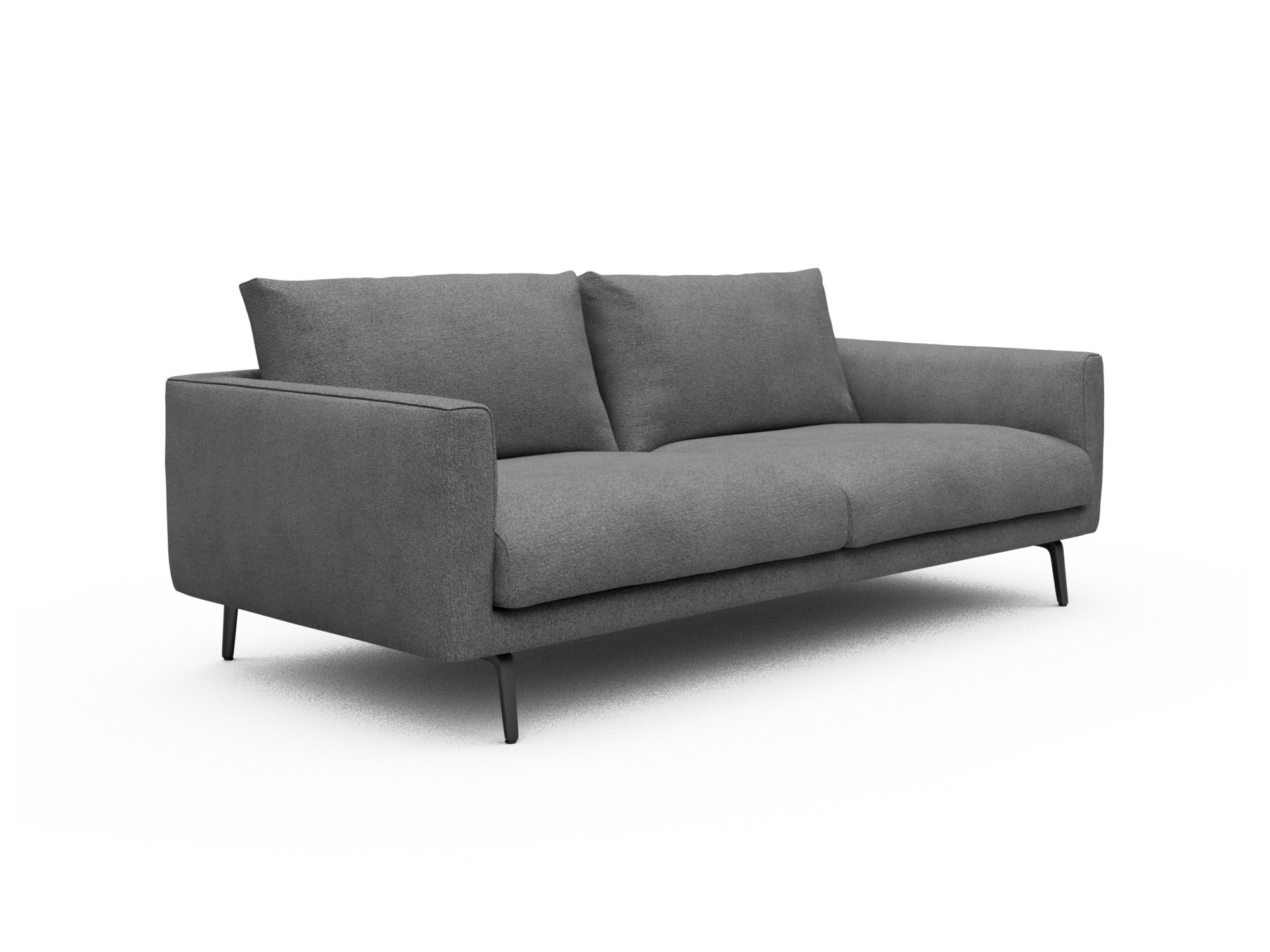 Skandi Home Sofa Karl 3-Sitzer Boucle-Ash-Grey moebelfaktor