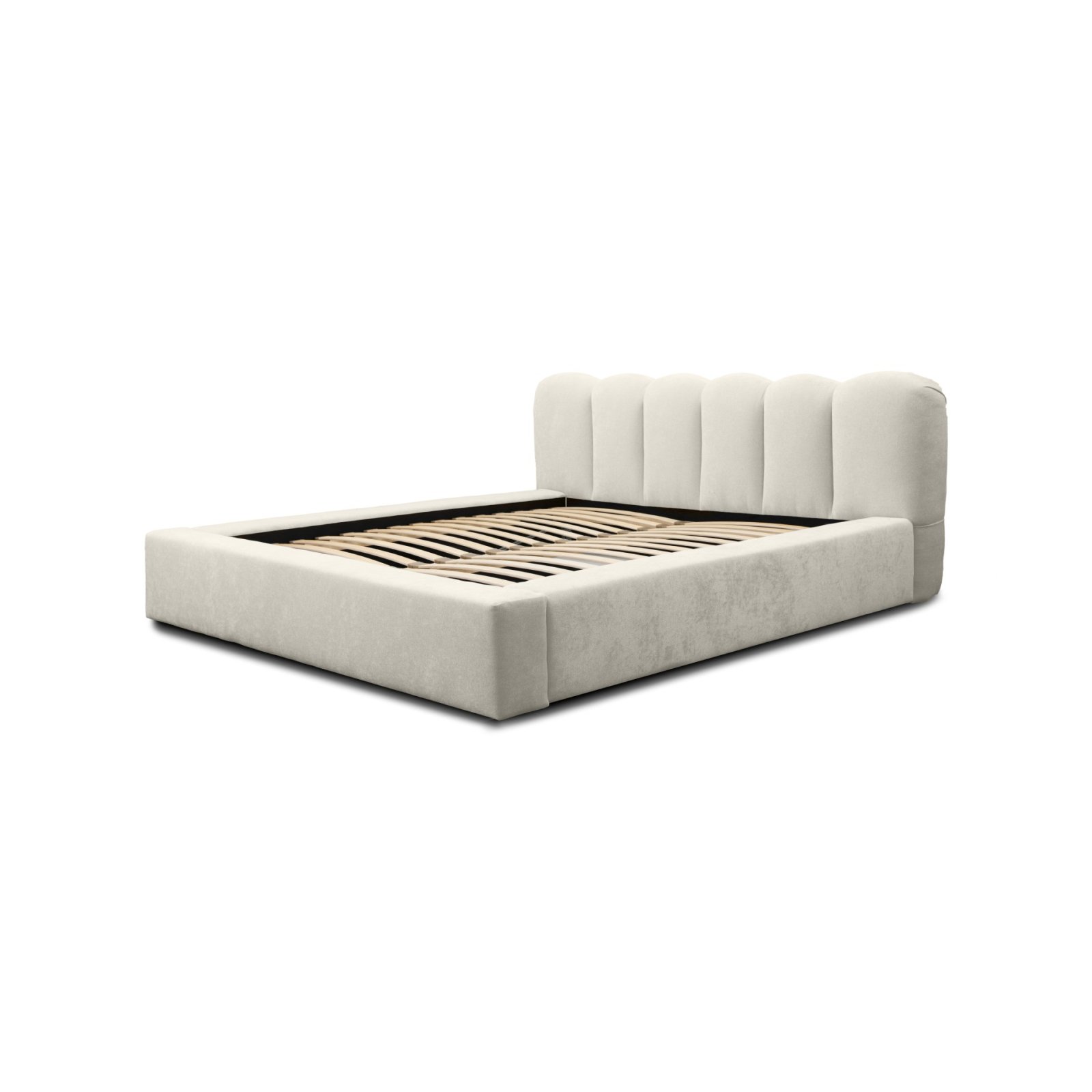 Polsterbett Tavio-New Chenille 180x200 mit Holzrahmen Ditra-New 01