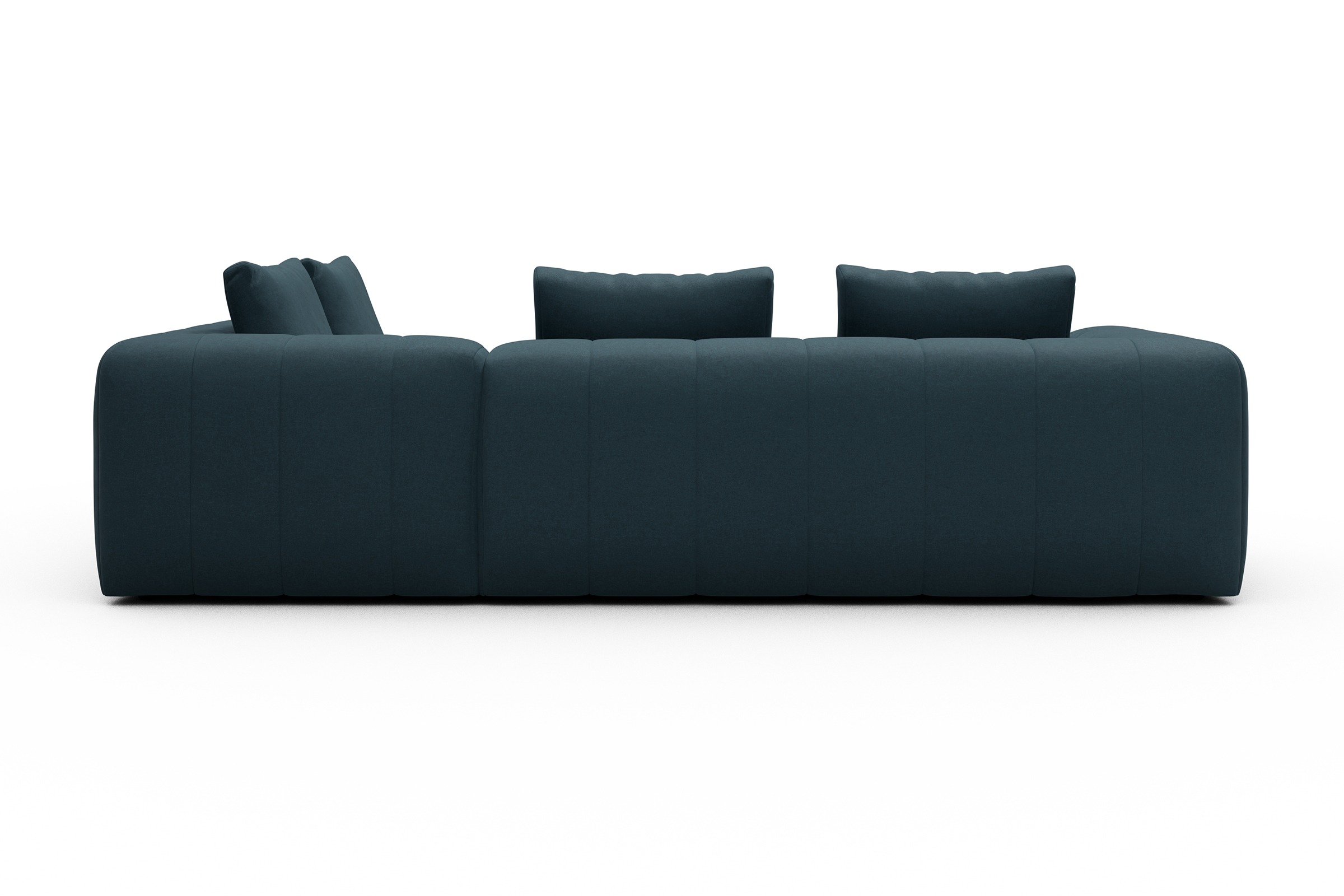 Ecksofa Hugo 2x 2,5-Sitzer Armlehne links Satya-Indigo
