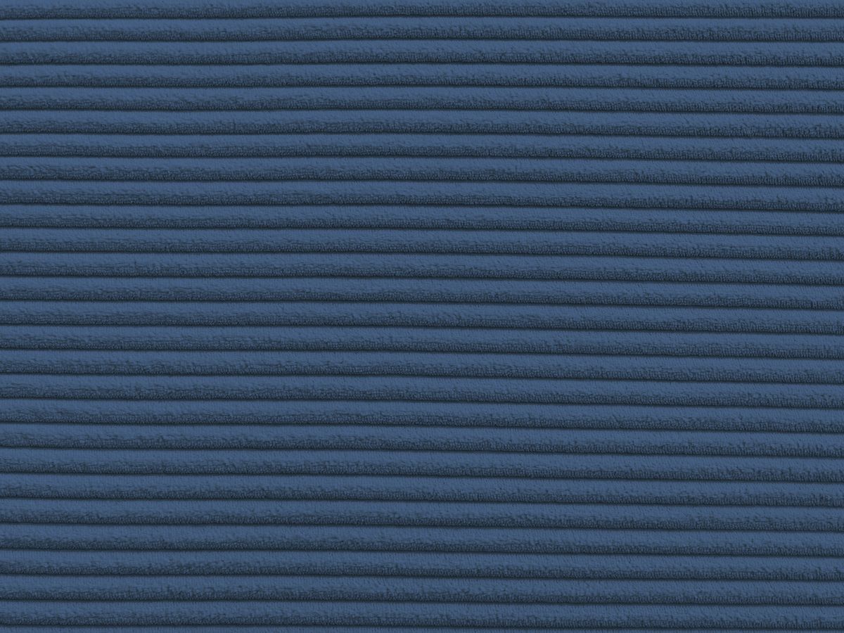 Bobochic Leopold Pouf Cordsamt Dunkelblau