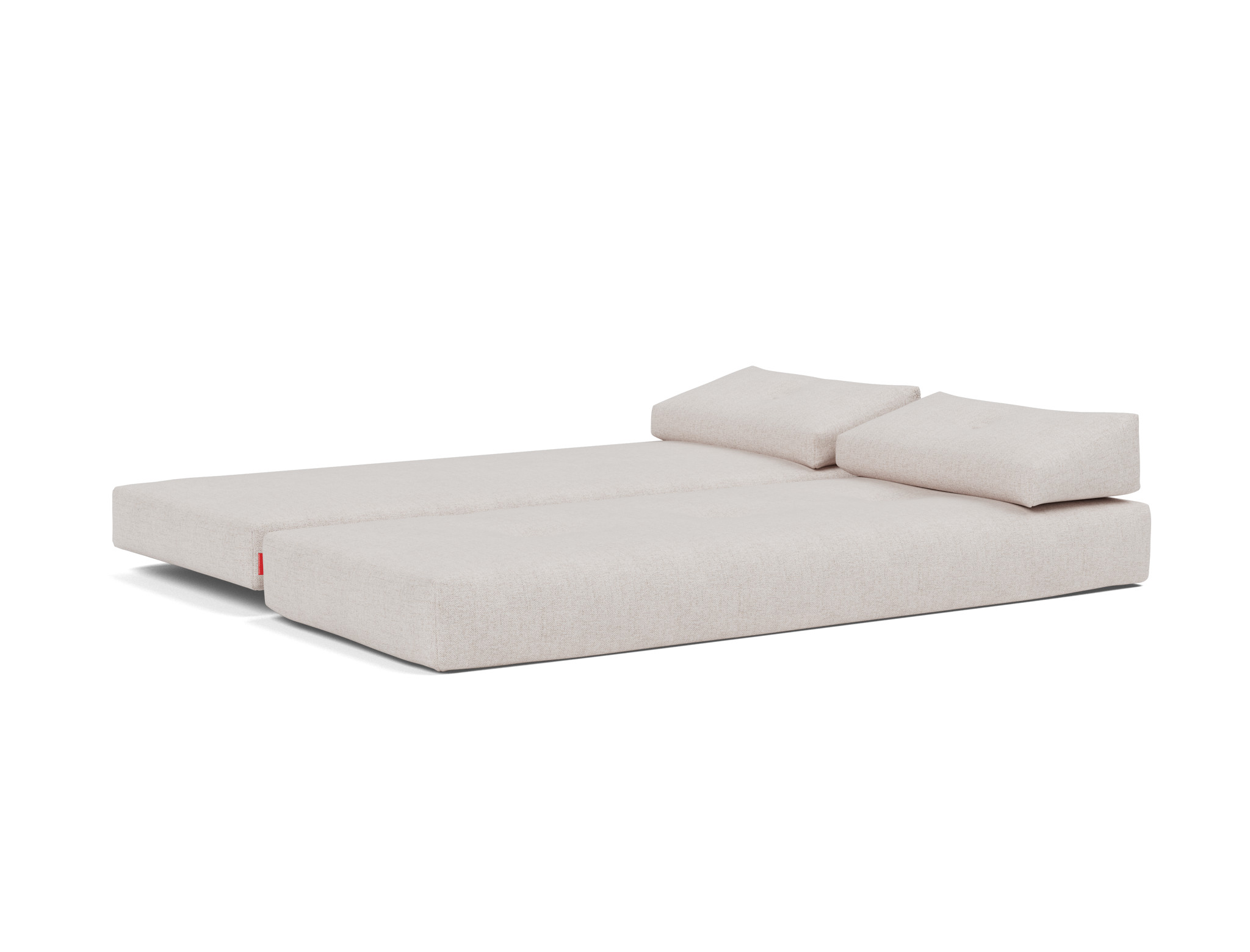Tagesbett Sigmund Strukturierter Stoff Weda 300-Weda-Sand Beine Drip Eiche