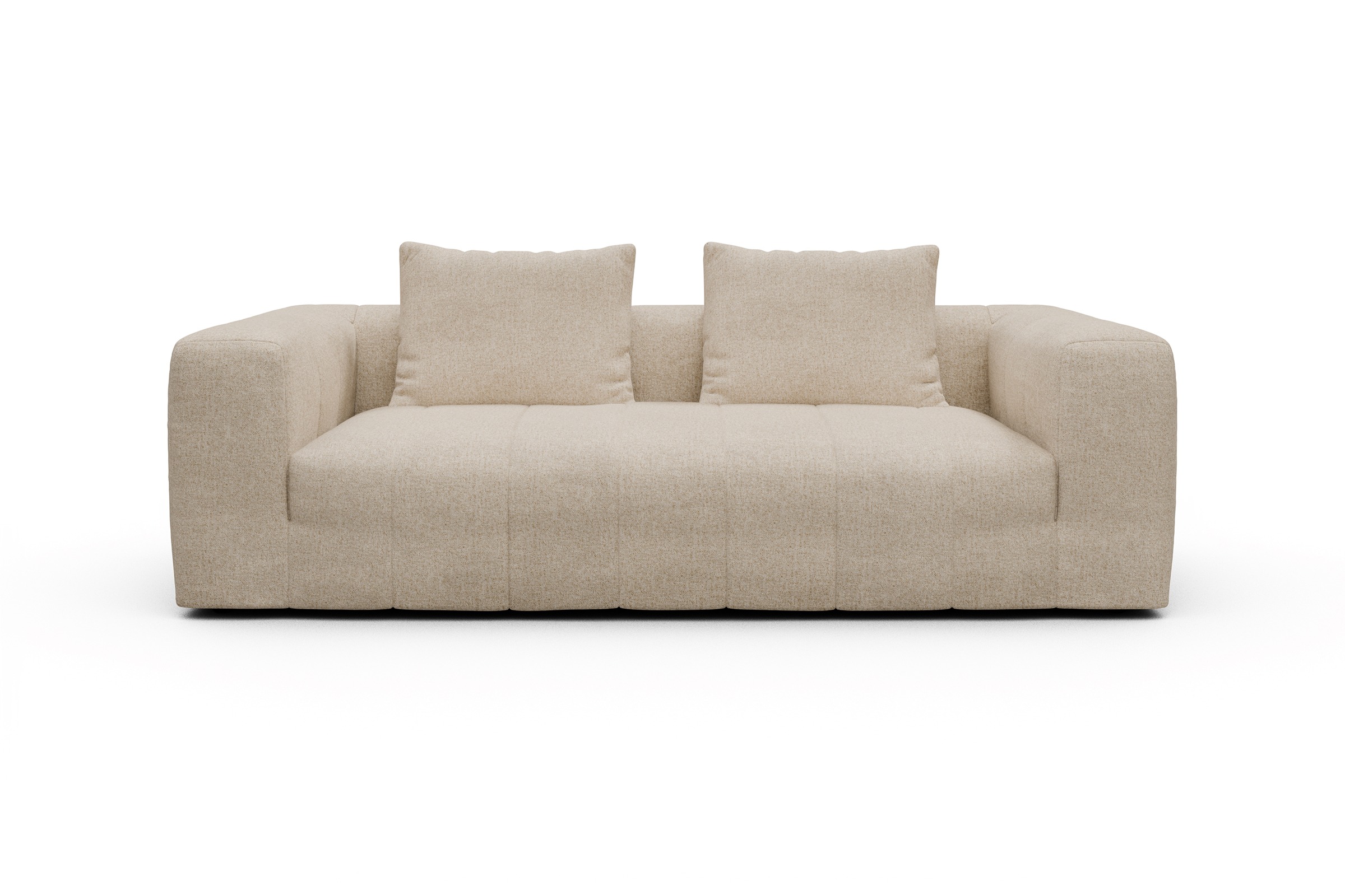 Sofa Hugo 3-Sitzer Casone-Natural-Beige