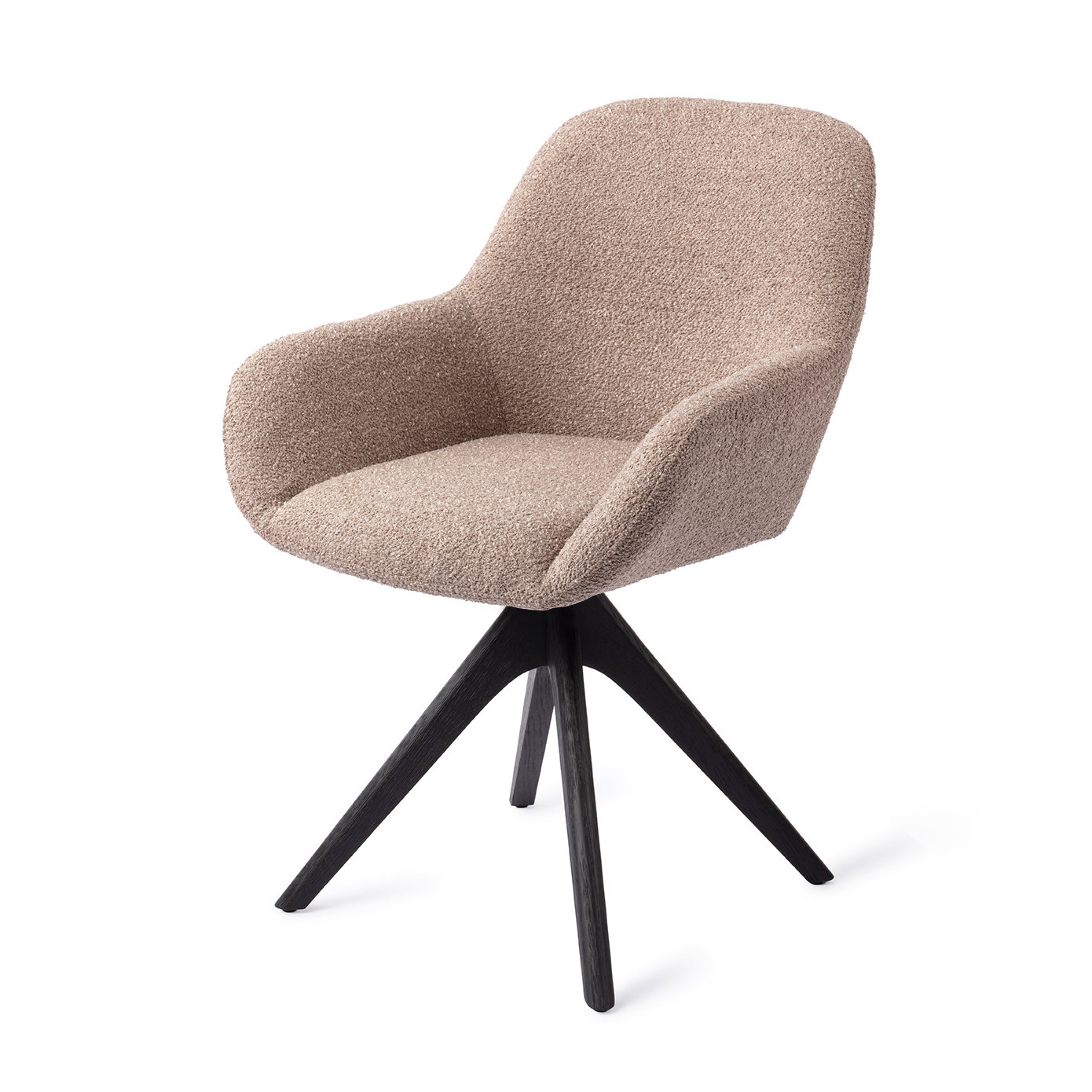 Jesper Home Esszimmerstuhl Kushi Stone Haze Revolve Eiche Schwarz
