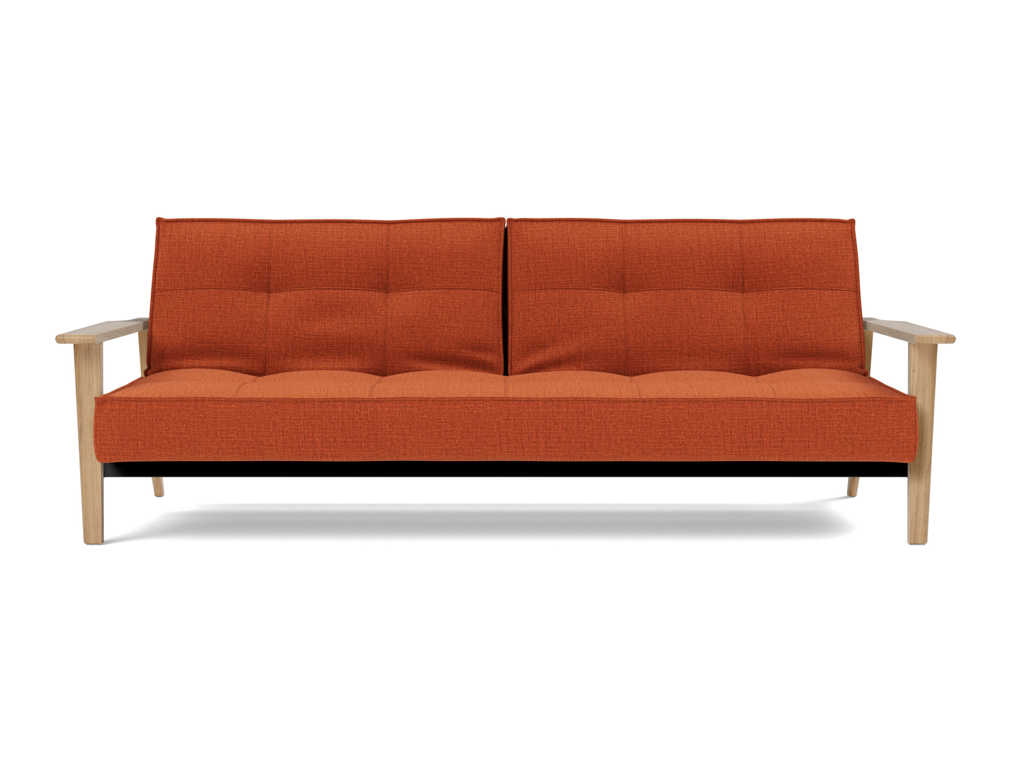 Schlafsofa Splitback Frej Chenille Esina 412-Rust-Orange
