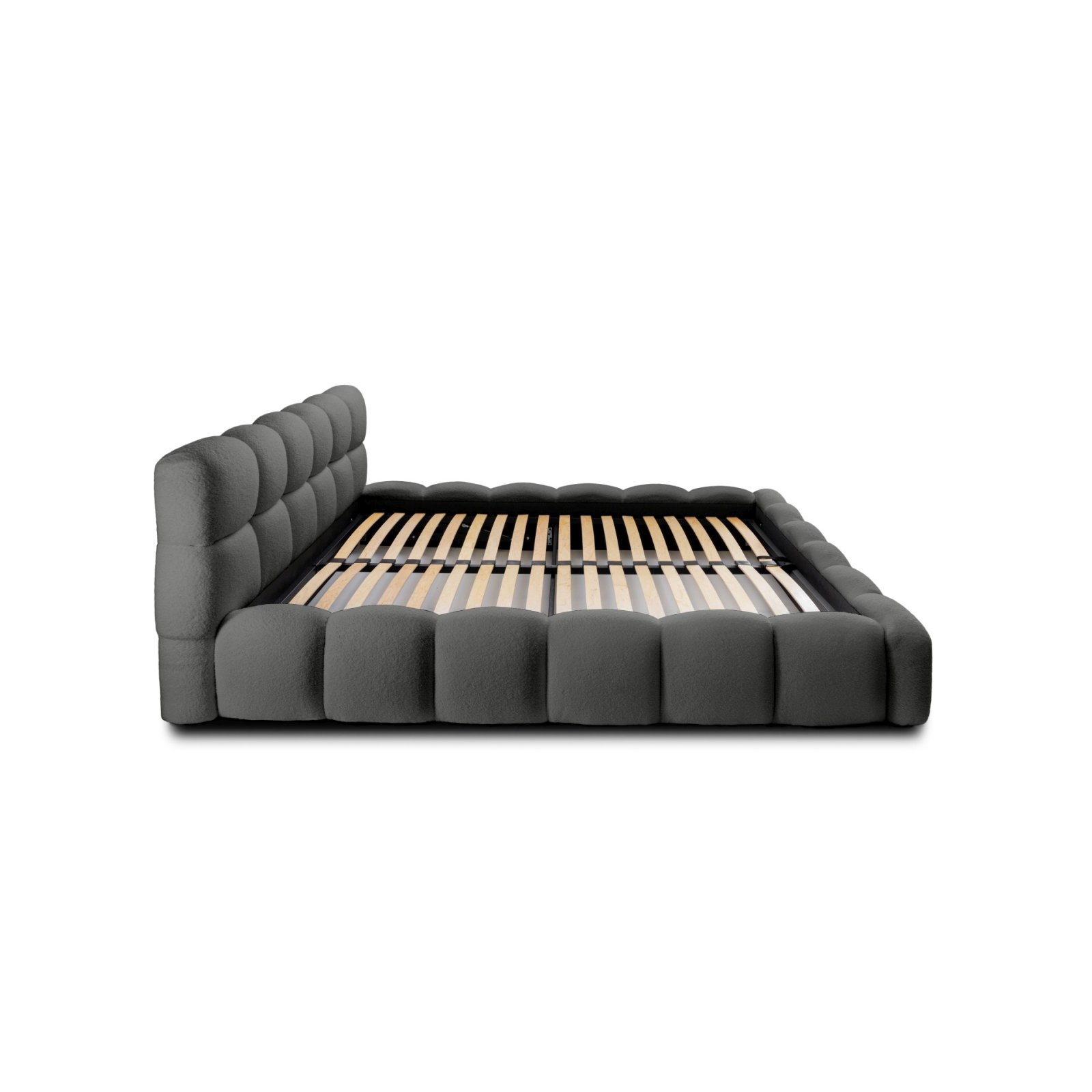 Polsterbett Vento-Slim Boucle 140x200 mit Holzrahmen Quelle 92