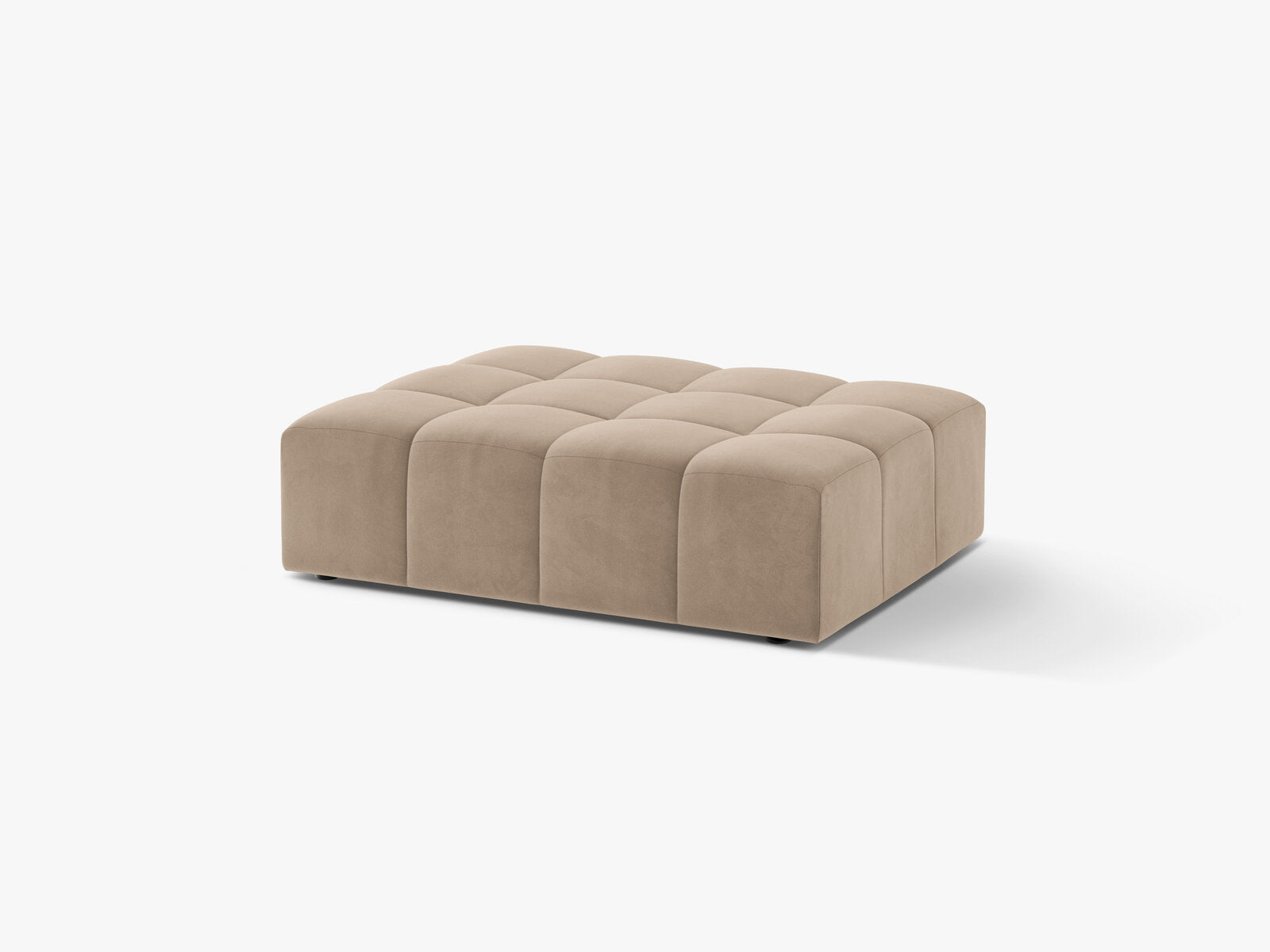 Micadoni Hocker Jennifer 1-Sitzer Samt Venus Beige