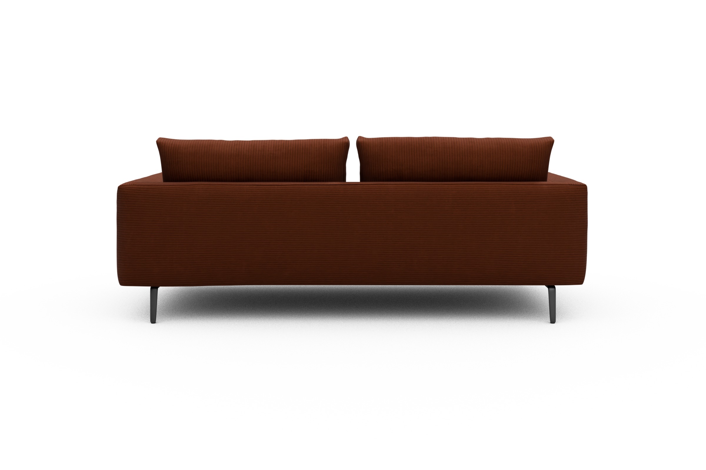 Sofa Karl 3-Sitzer Corduroy-Burnt-Orange