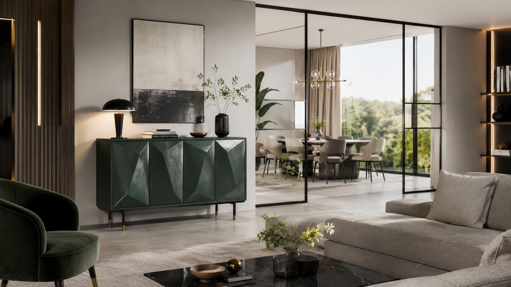 Livin Hill Sideboard Stilig Perlgrün