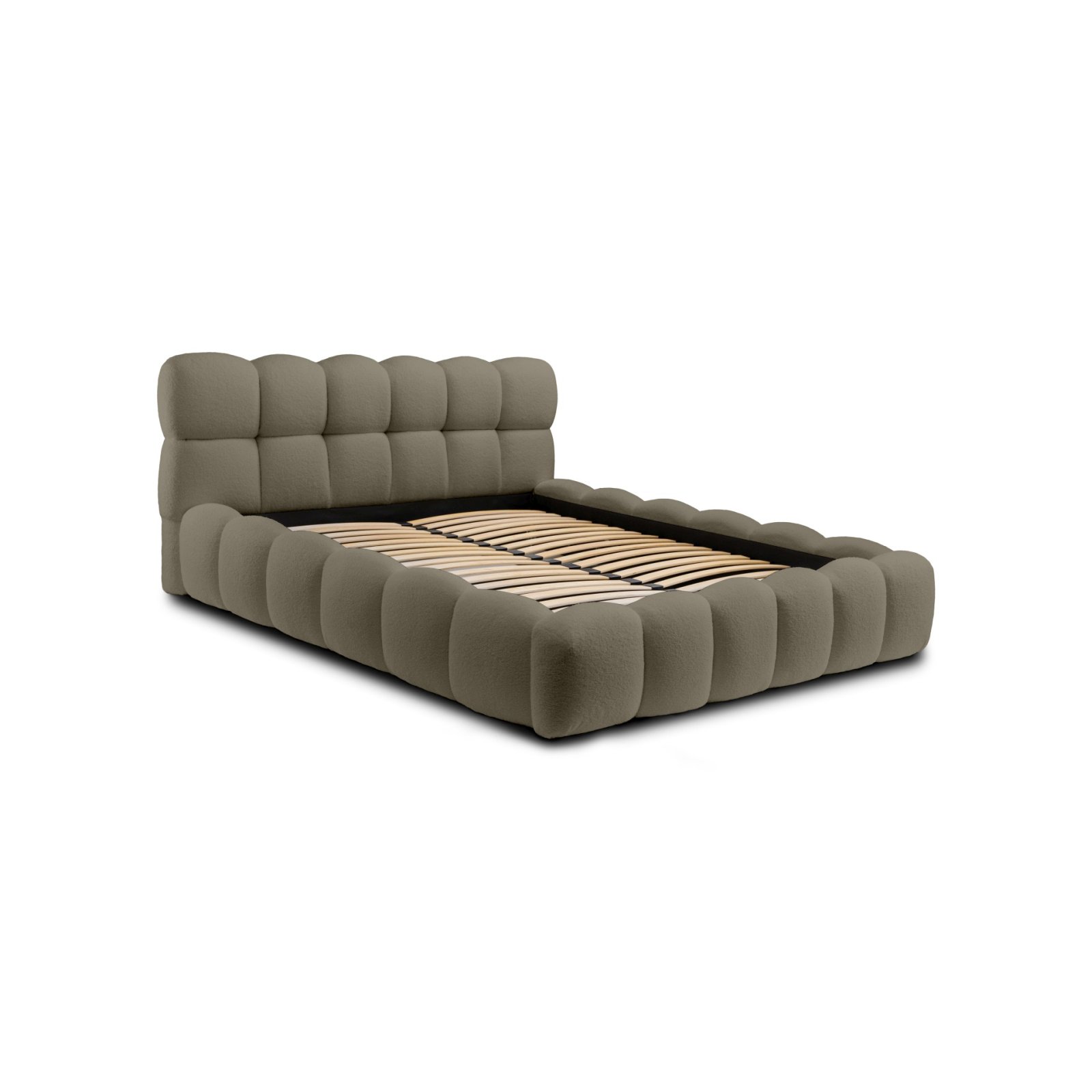 Polsterbett Vento-Slim Boucle 140x200 mit Metallrahmen Quelle 16