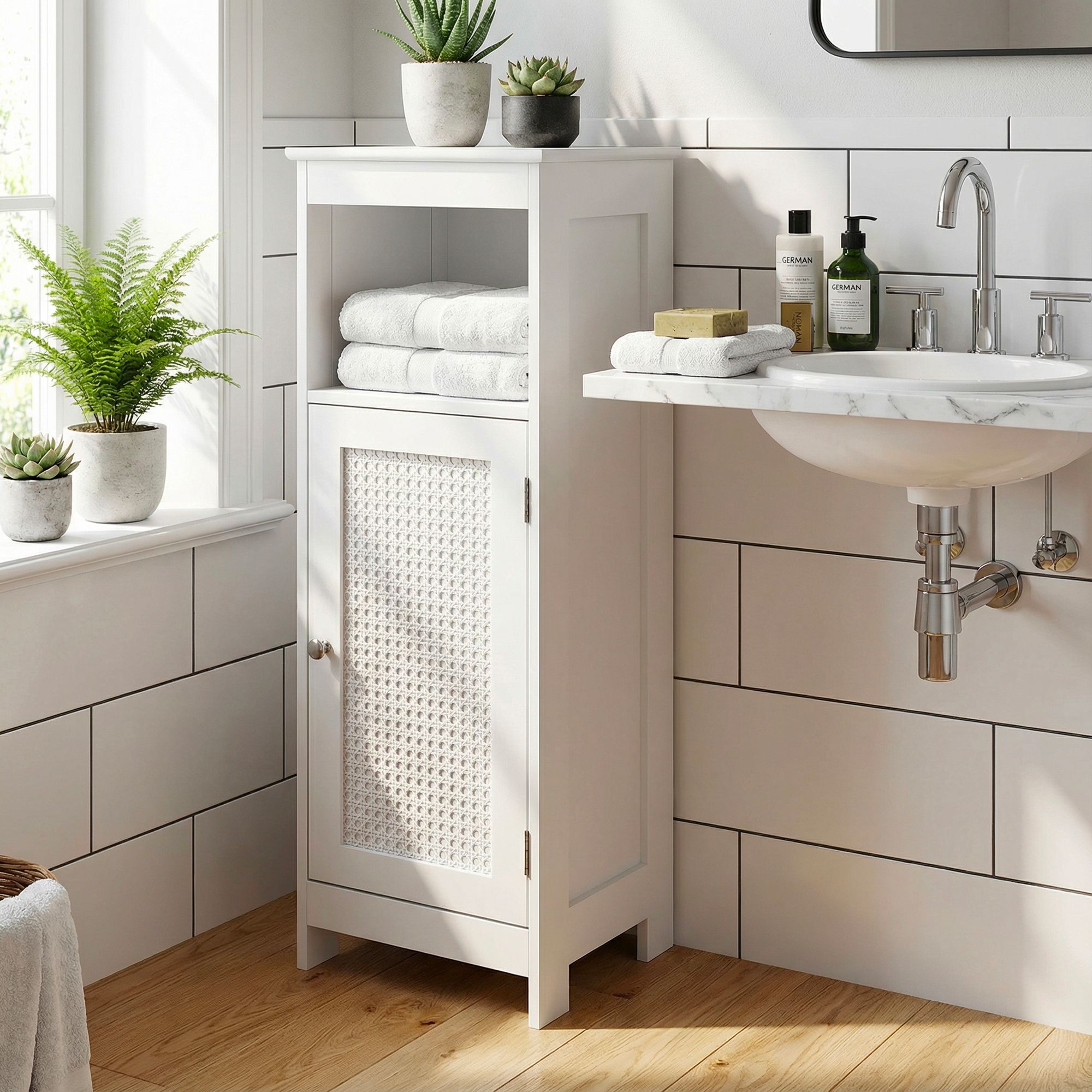 Unterschrank Trones Weiß 30 × 28 × 80 cm