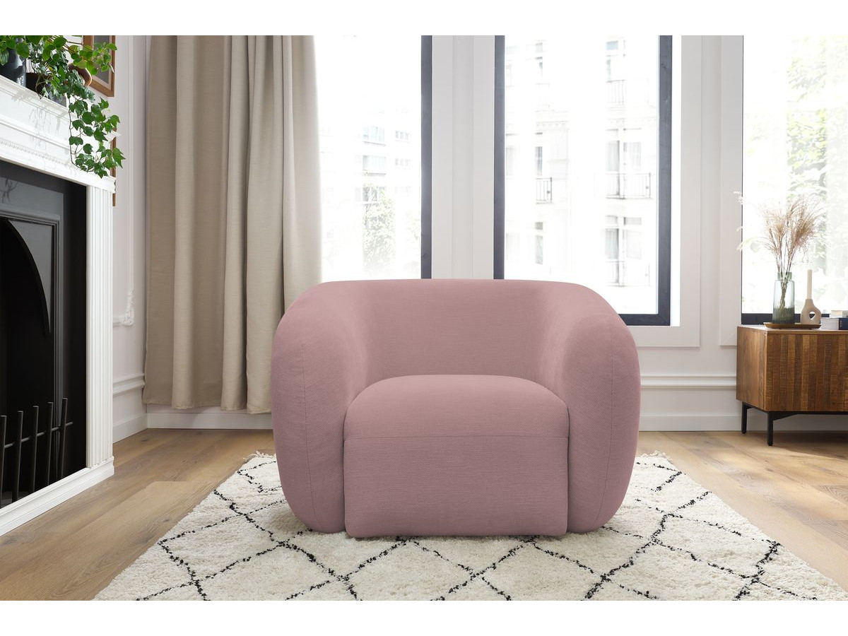 Bobochic Celine Sessel Stoff Rosa