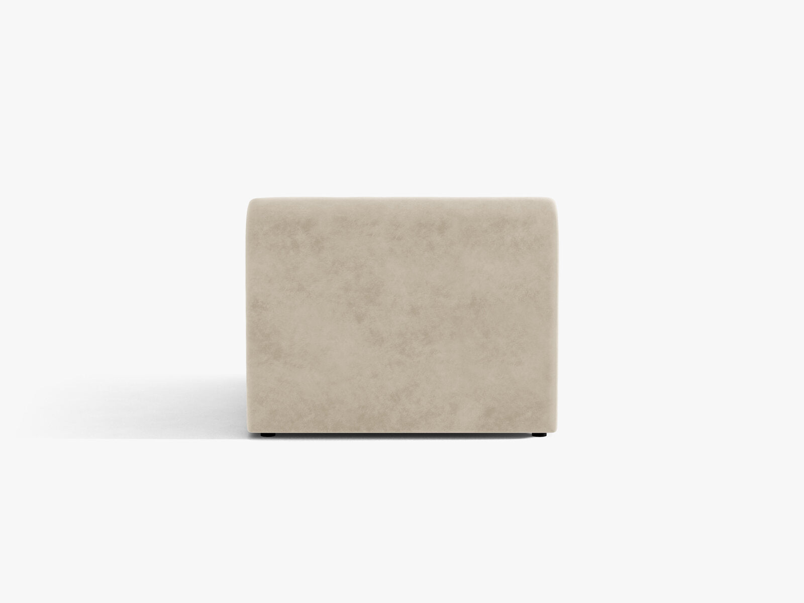Micadoni Modul Armlos Miley Samt Bluvel Dunkelbeige
