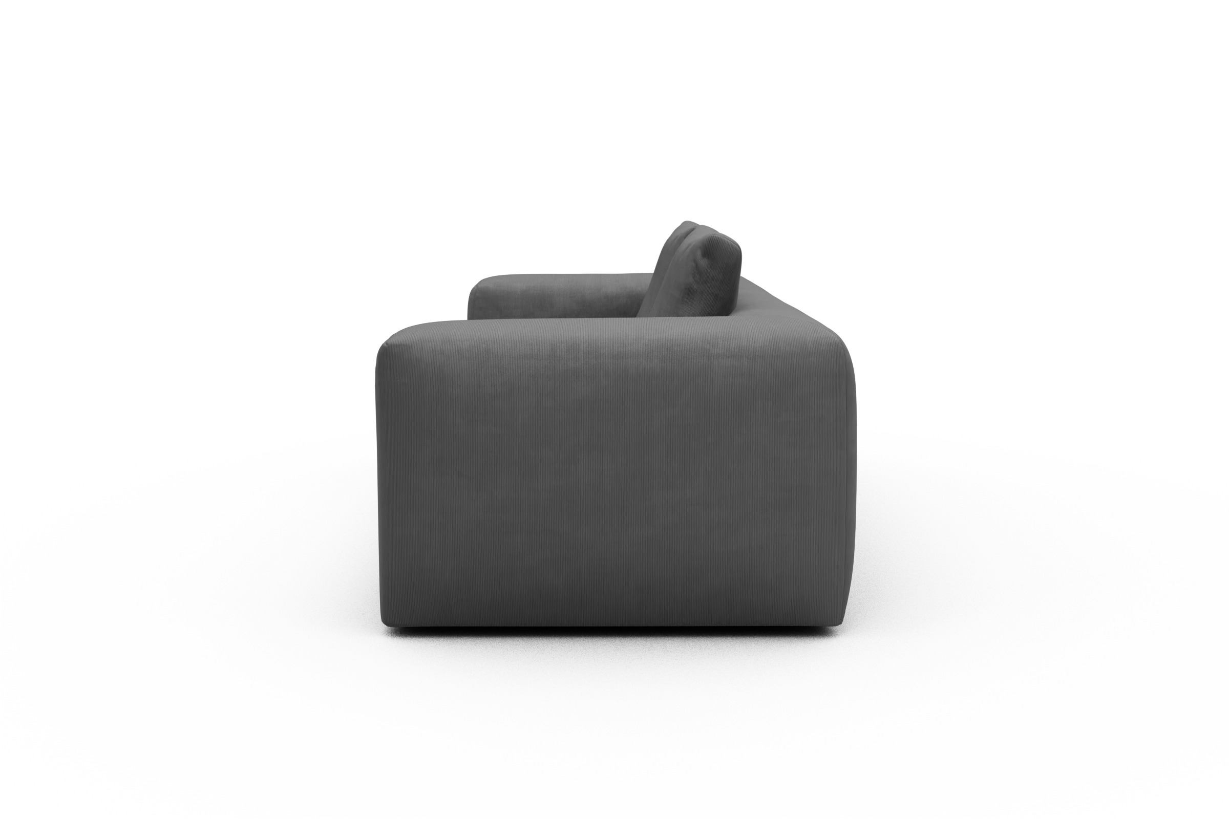 Sofa Fred 3-Sitzer Cordufine-Grey