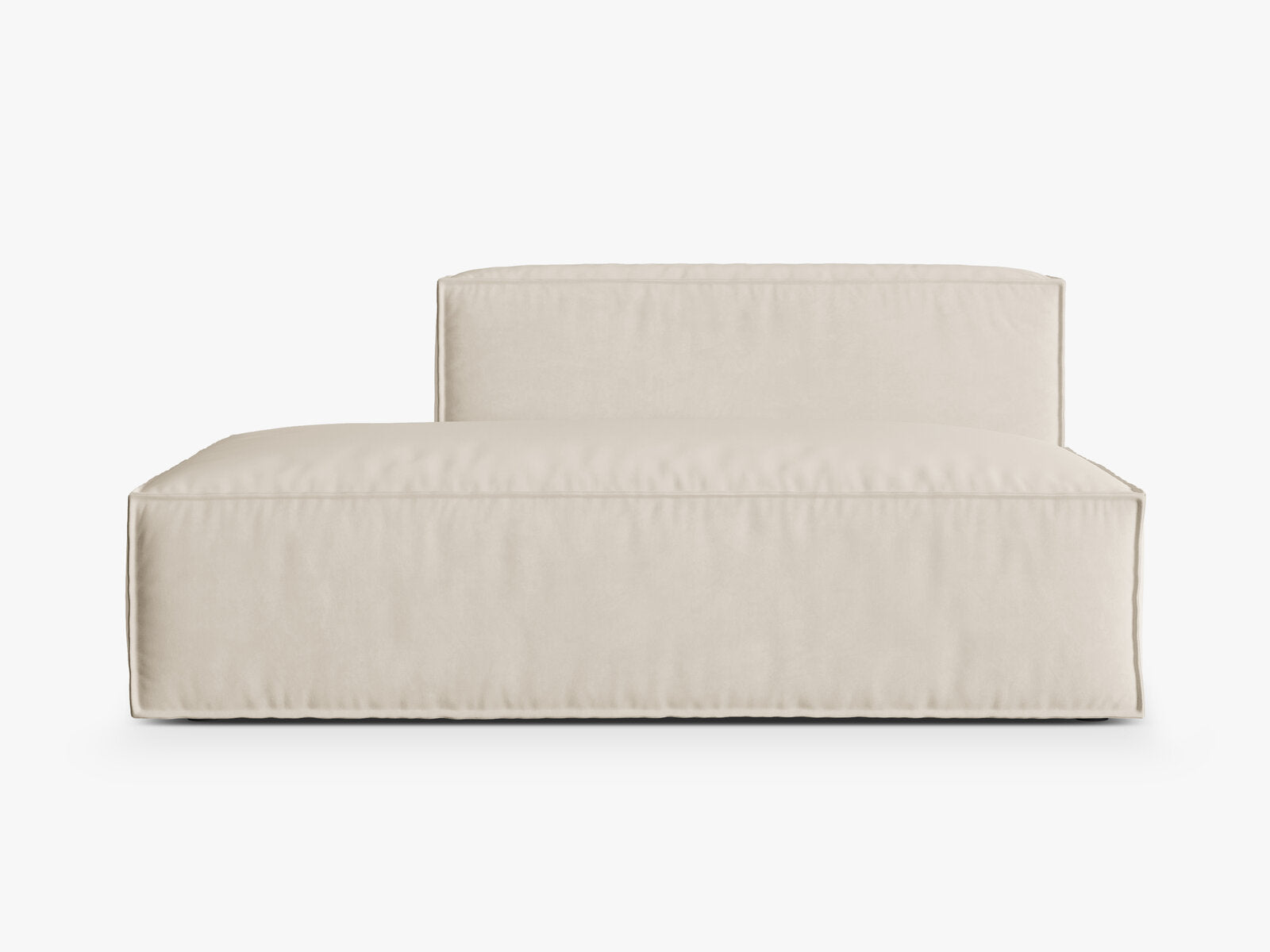Micadoni Modul Nuria 3-Sitzer Links Samt Beige