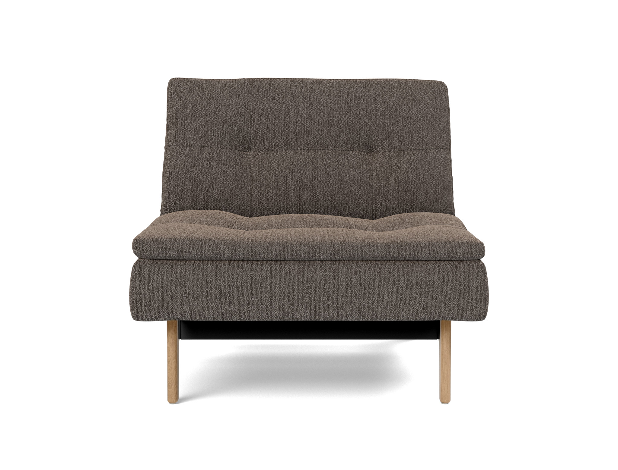 Sessel Dublexo Boucle Skandi 530-Taupe Beine Eiche
