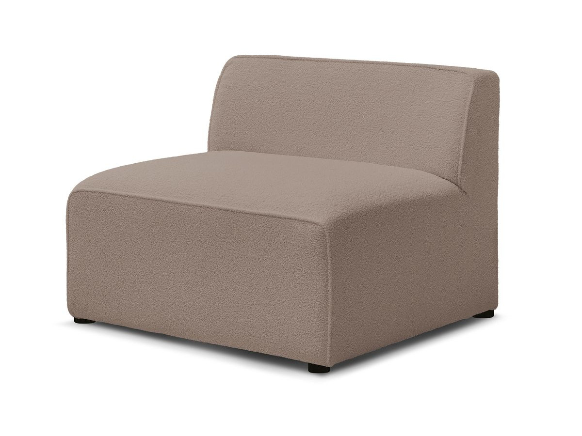 Bobochic Megeve Sofamodul 1-Sitzer Bouclé-Stoff Braun