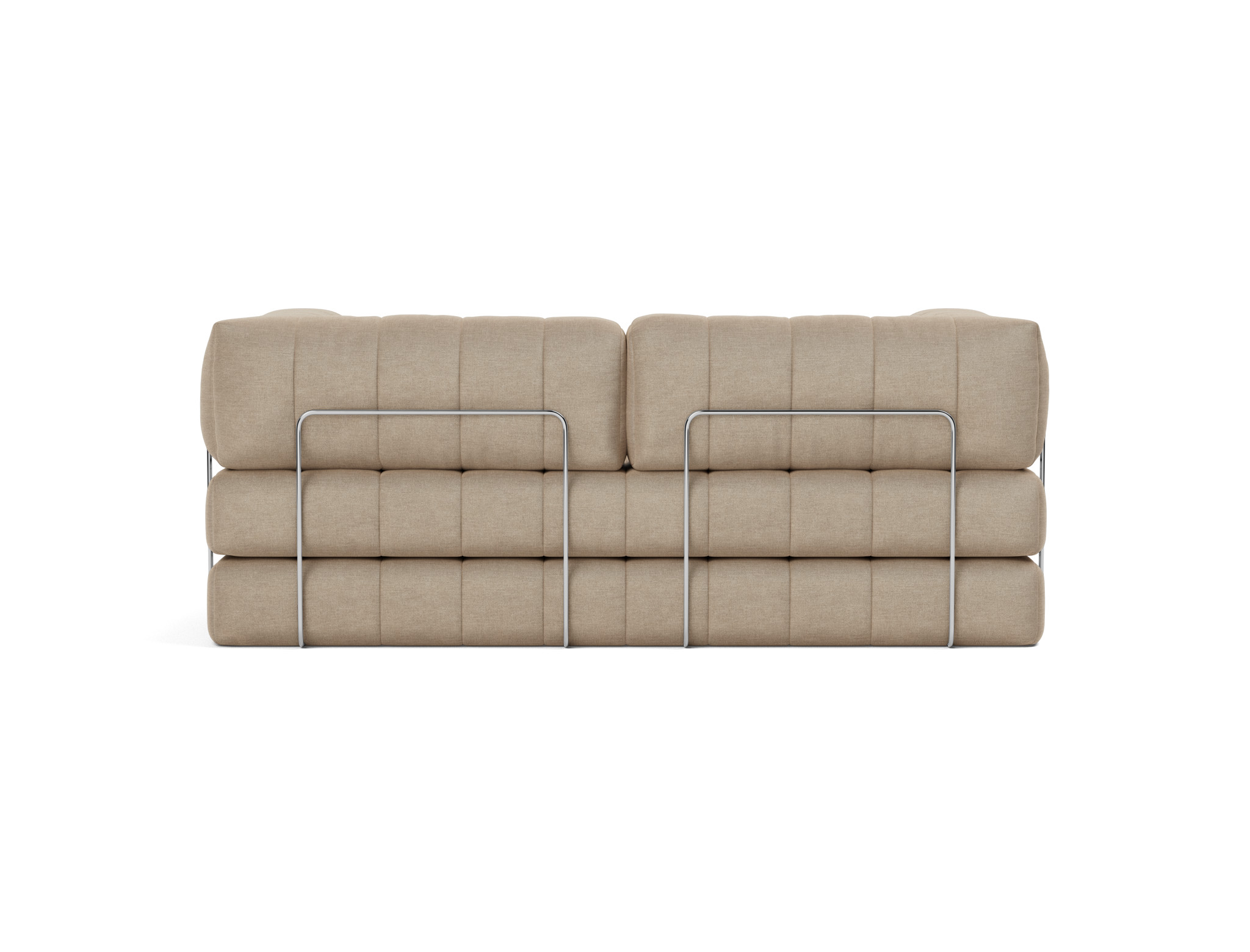 Schlafsofa CozyPad mit Armlehnen Flachgewebe Phobos 587-Mocha