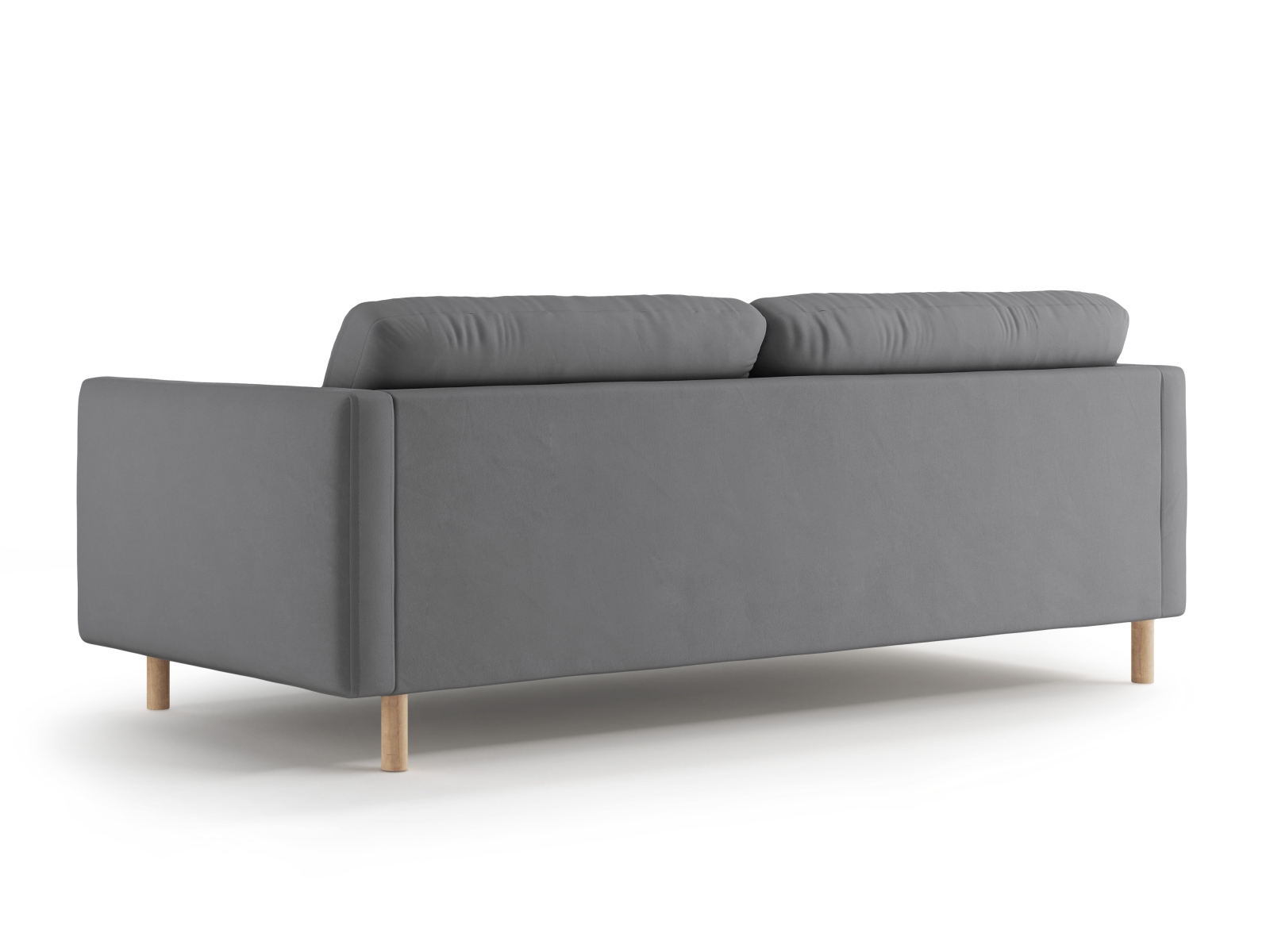 Micadoni Sofa Eden 4-Sitzer Samt Grau