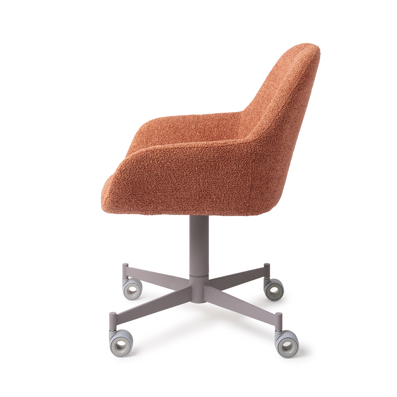 Jesper Home Esszimmerstuhl Kushi Amber Autumn Caster Grau