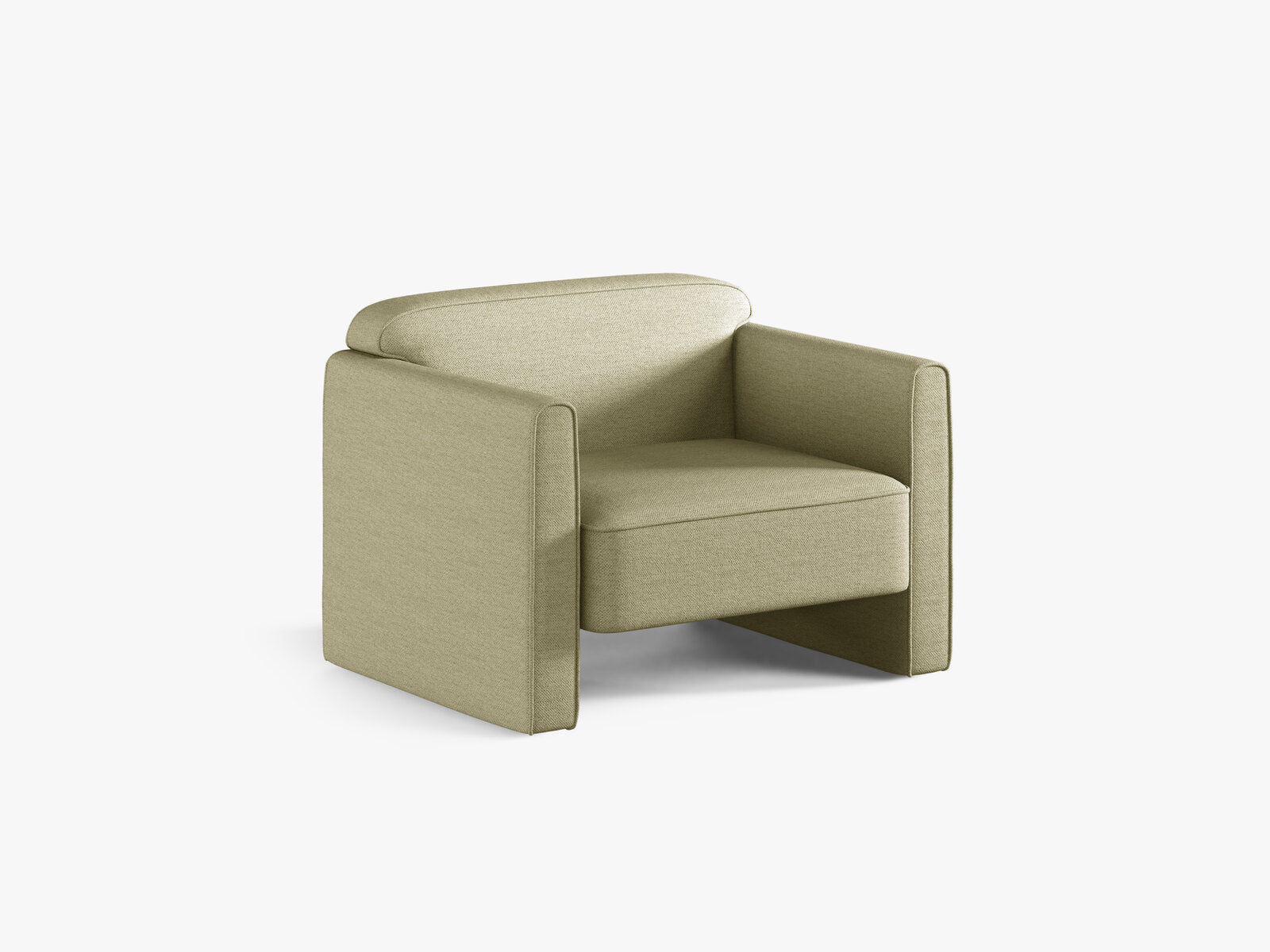 Micadoni Sessel Abby Strukturierter Stoff Heritage Olive