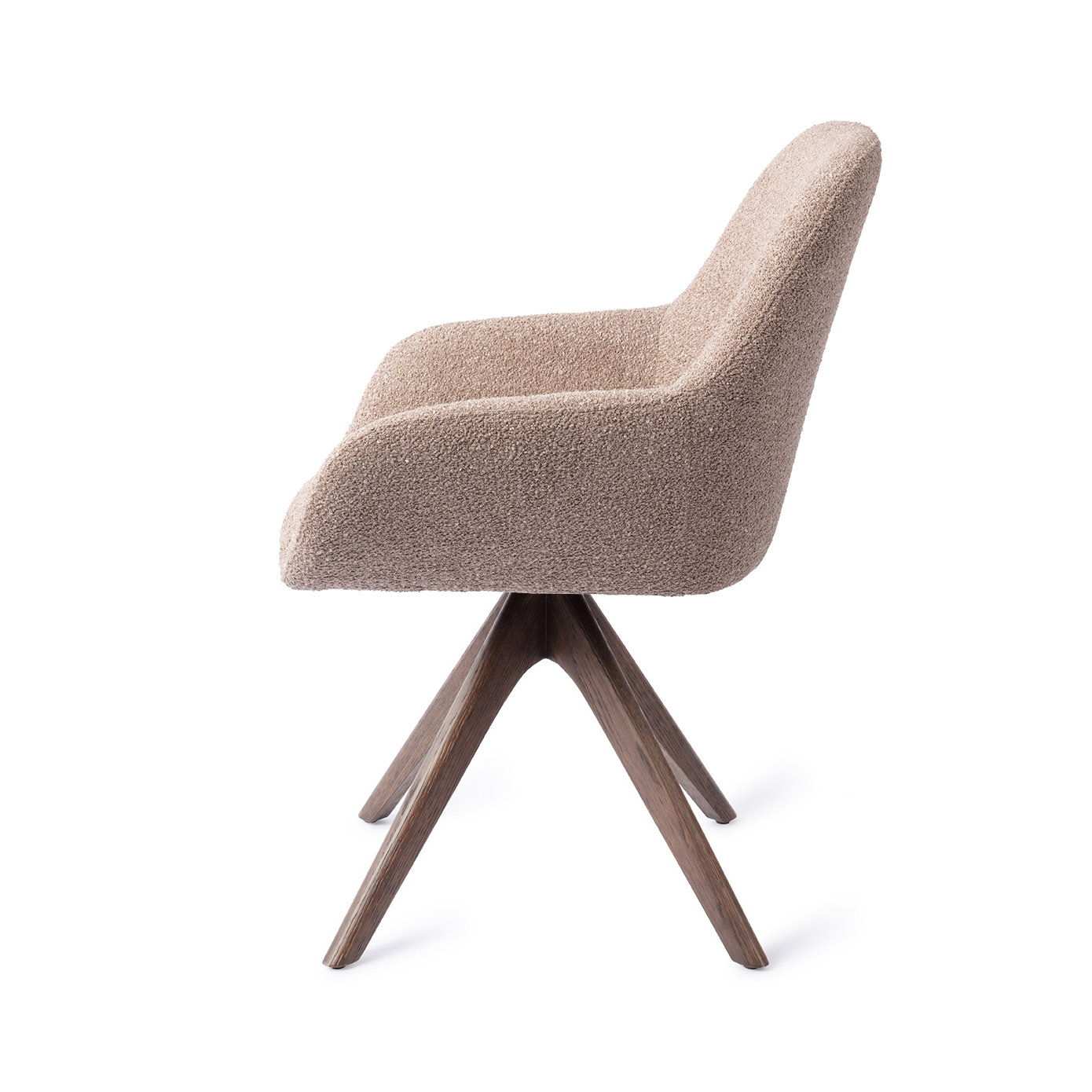 Jesper Home Esszimmerstuhl Kushi Stone Haze Revolve Eiche Walnuss
