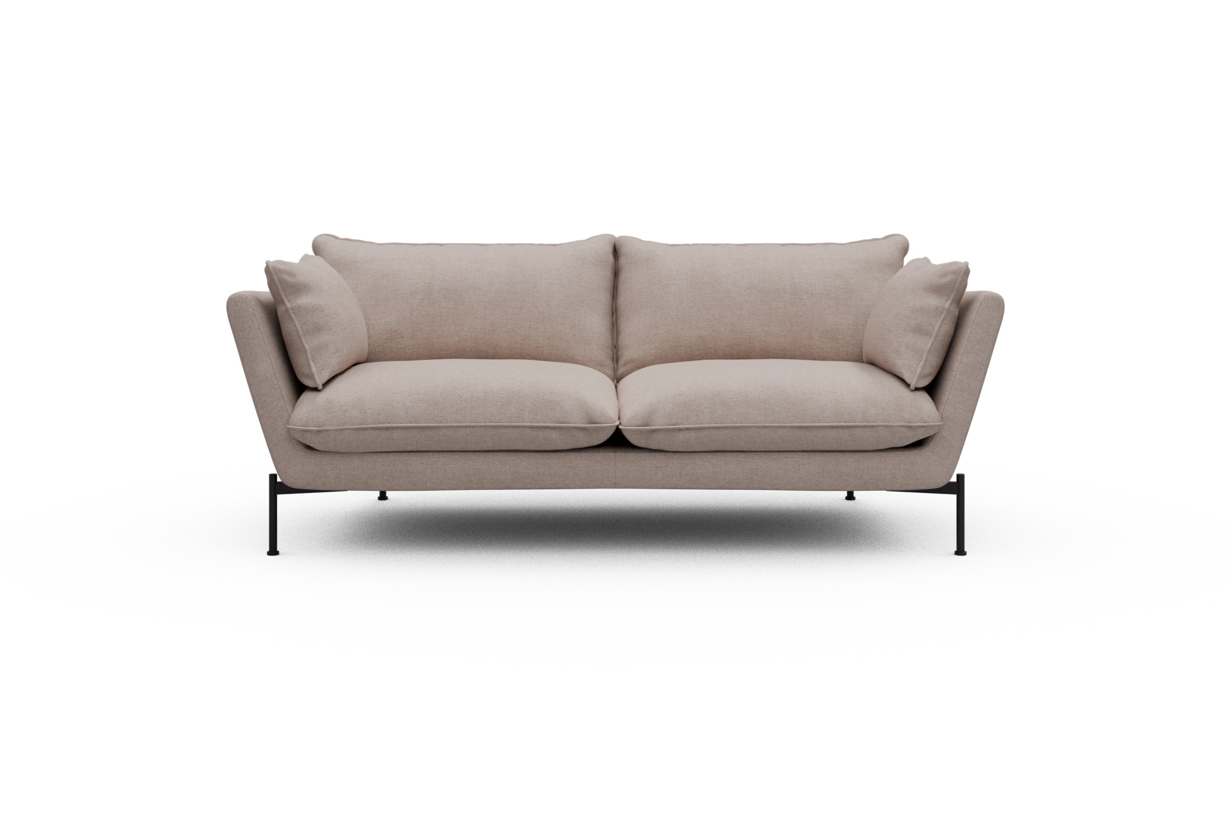 Skandi Home Sofa Anton PREMIUM 2-Sitzer Weda-Sand moebelfaktor