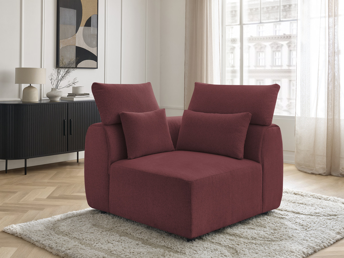 Bobochic Jana Eckmodul Melange-Stoff Rot