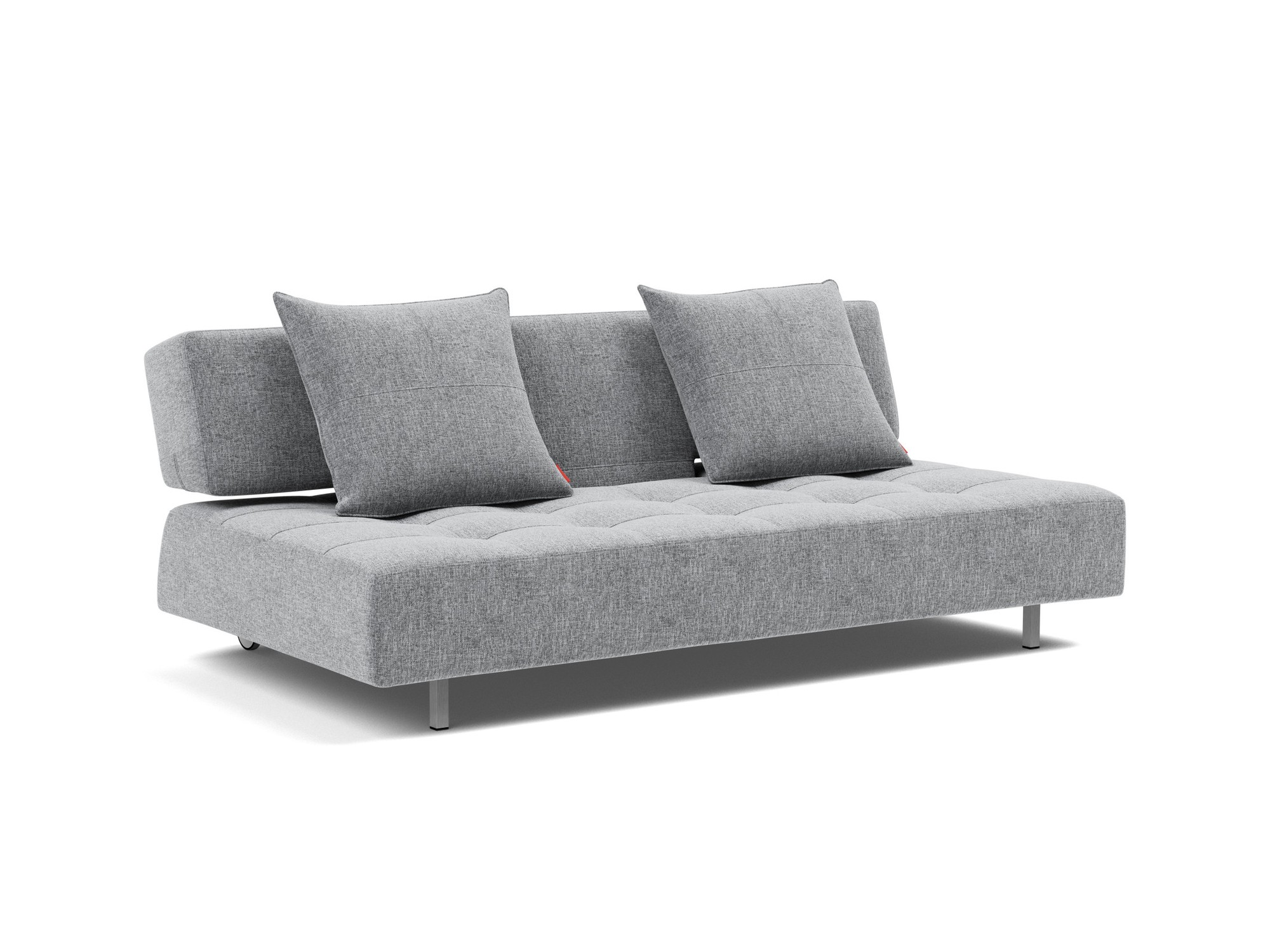 Schlafsofa Long Horn D.E.L. Strukturierter Stoff Twist 565-Granite