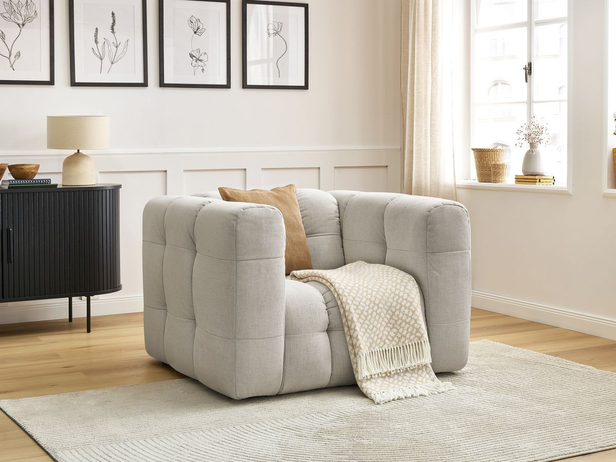 Bobochic Ulysse Sessel Stoff Beige