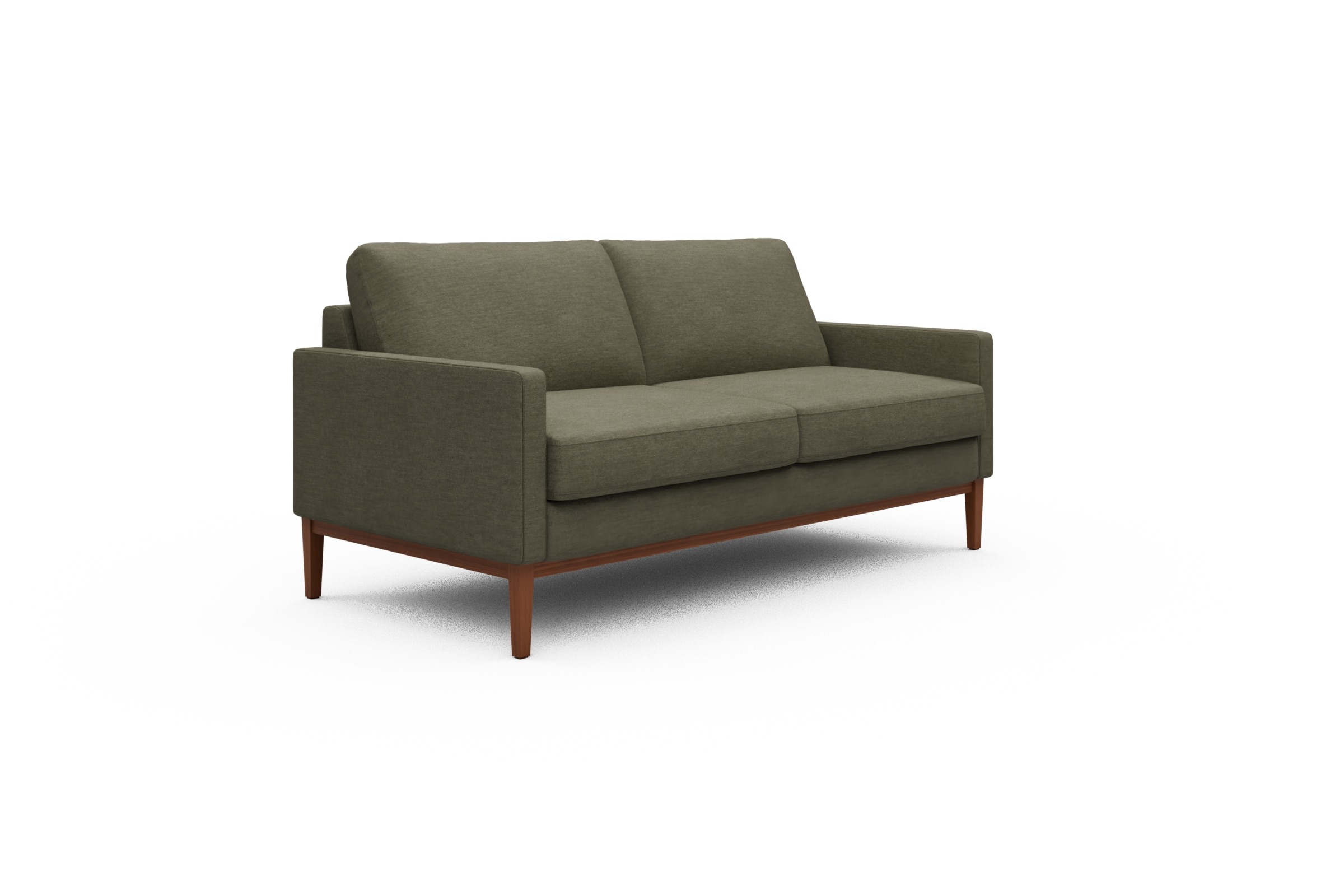 Sofa Bodo 2,5-Sitzer Vivus-Dusty-Olive