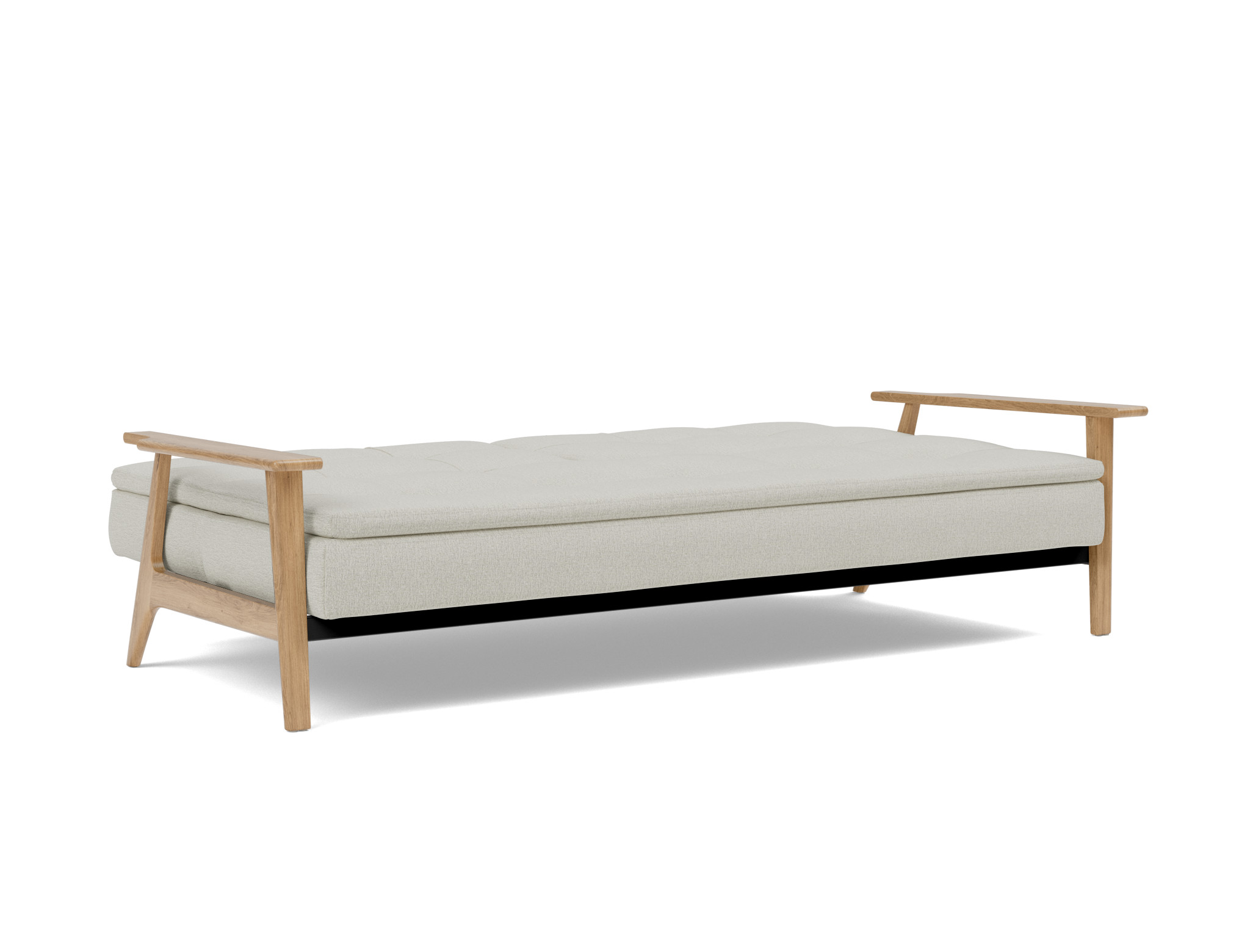 Schlafsofa Dublexo Frej Flachgewebe Mixed Dance 527-Natural