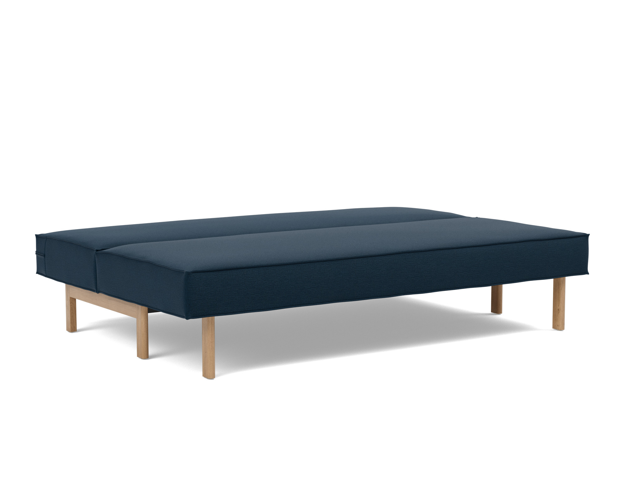 Schlafsofa Sly Flachgewebe Mixed Dance 528-Blue Beine Eiche