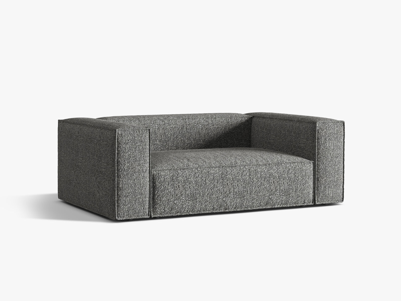 Micadoni Sofa Nuria 2-Sitzer Boucle Graphit