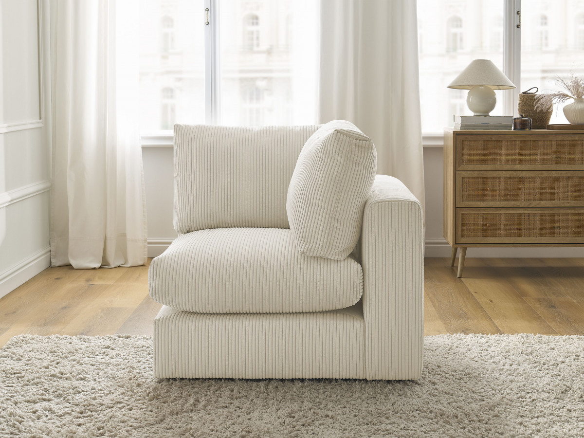 Bobochic Paris Eckmodul Cordsamt Beige