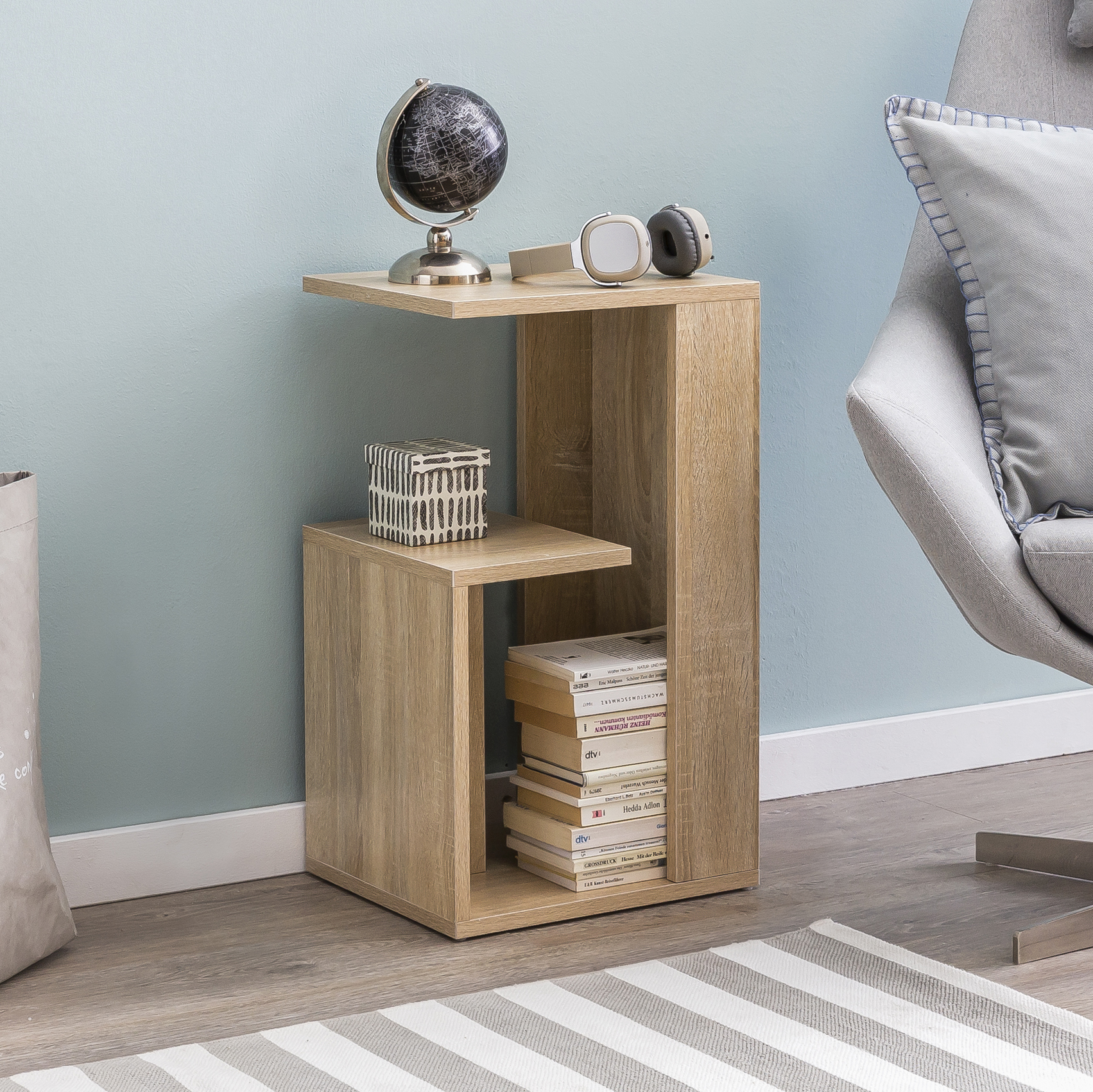 Beistelltisch Roldal Braun Sonoma 35 × 30 × 61 cm