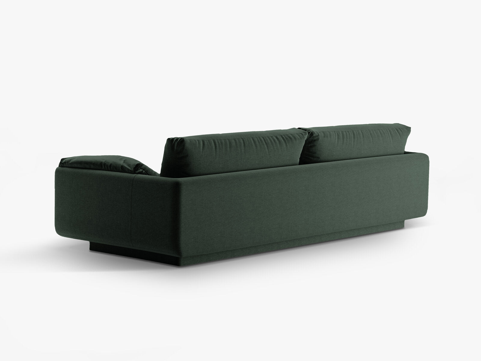 Micadoni Sofa Torino 4-Sitzer Strukturierter Stoff Moßgrün