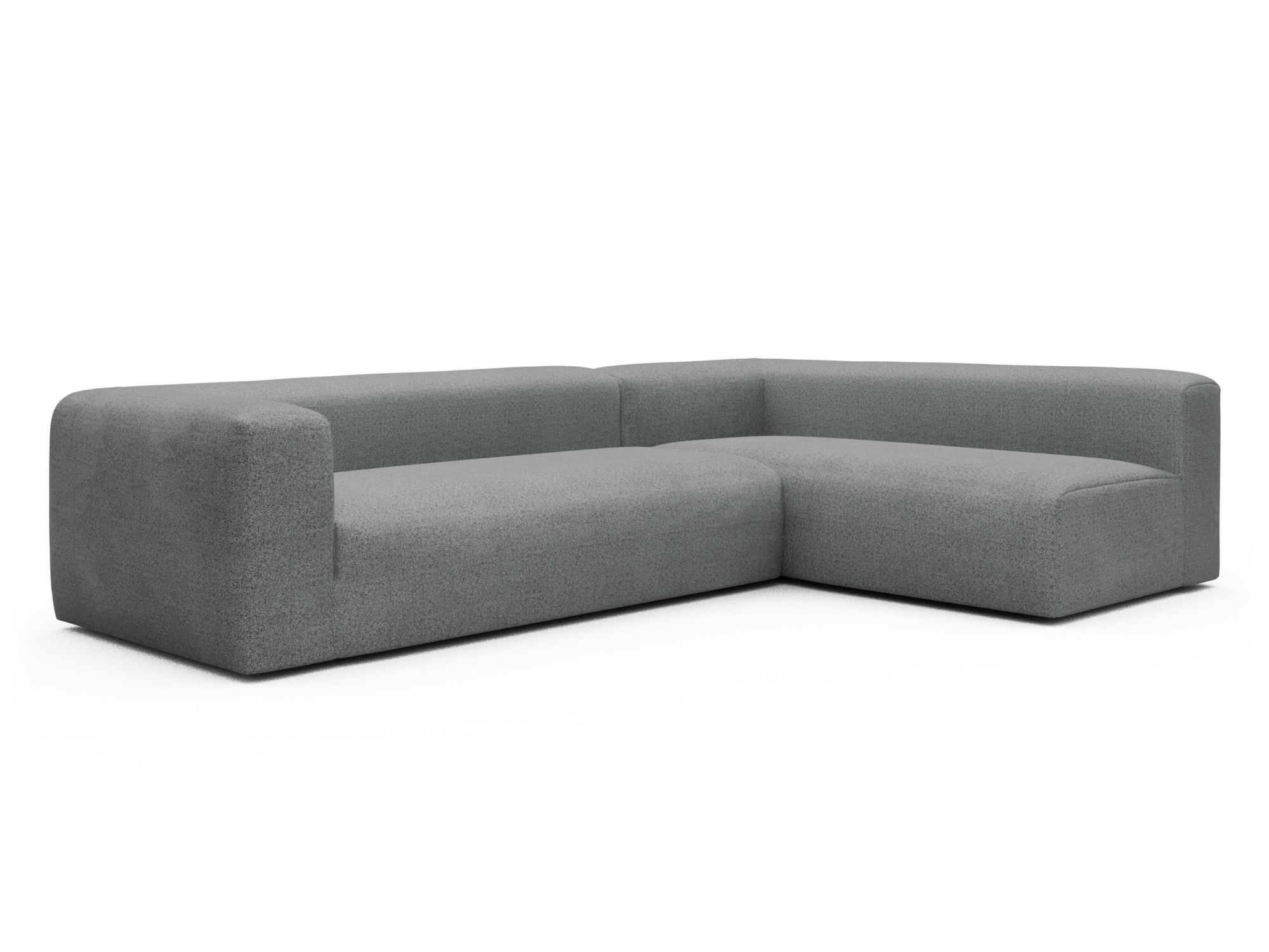 Skandi Home Ecksofa Fred 2x 2,5-Sitzer rechts offen Aivi-Gravet-Grey moebelfaktor