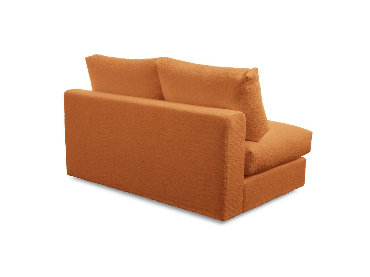 Bobochic Paris Sofamodul 2-Sitzer Bouclé-Stoff Gelb