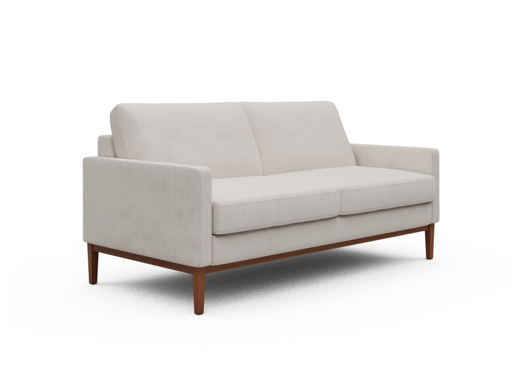 Skandi Home Sofa Bodo 2,5-Sitzer Corduroy-Ivory moebelfaktor