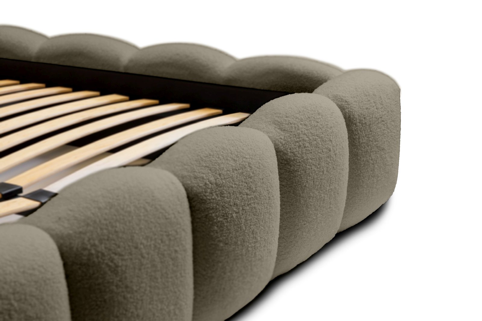 Polsterbett Vento-Slim Boucle 140x200 mit Holzrahmen Quelle 16